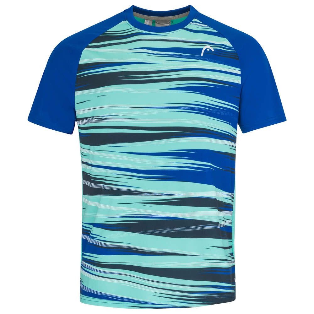 Head T-Shirt Topspin (schnelltrocknend, modern) royalblau/türkis Herren