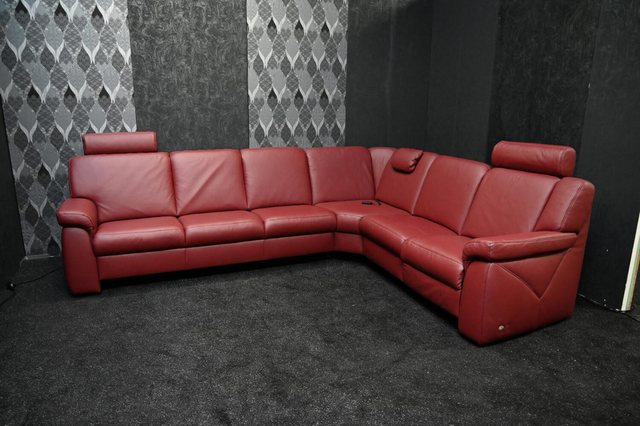himolla Ecksofa Ecksofa Comet 1500 Leder 24 Long Life Oxblodd mit Elekrisch günstig online kaufen