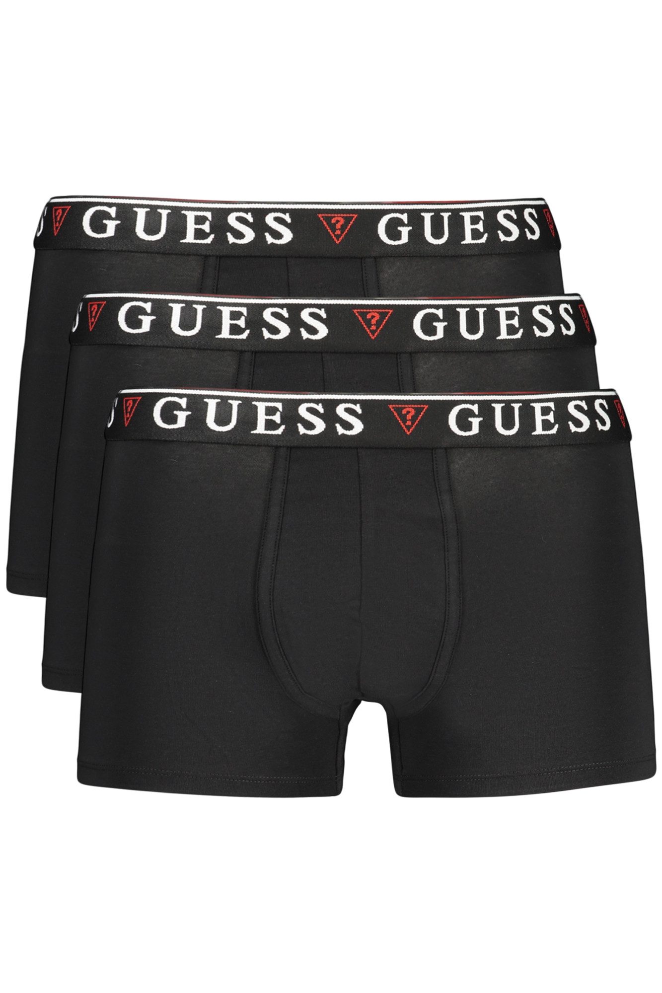 GUESS JEANS Boxershorts Komfortable Herren Boxershorts Schwarz, 3er Pack, Elastischer Bund