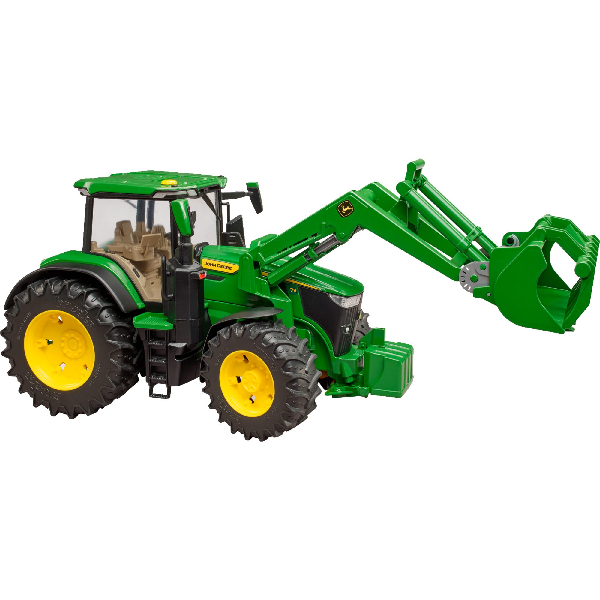 Bruder® Spielzeug-Baumaschine bruder John Deere 7R 350 mit Frontlader, Modellfahrzeug