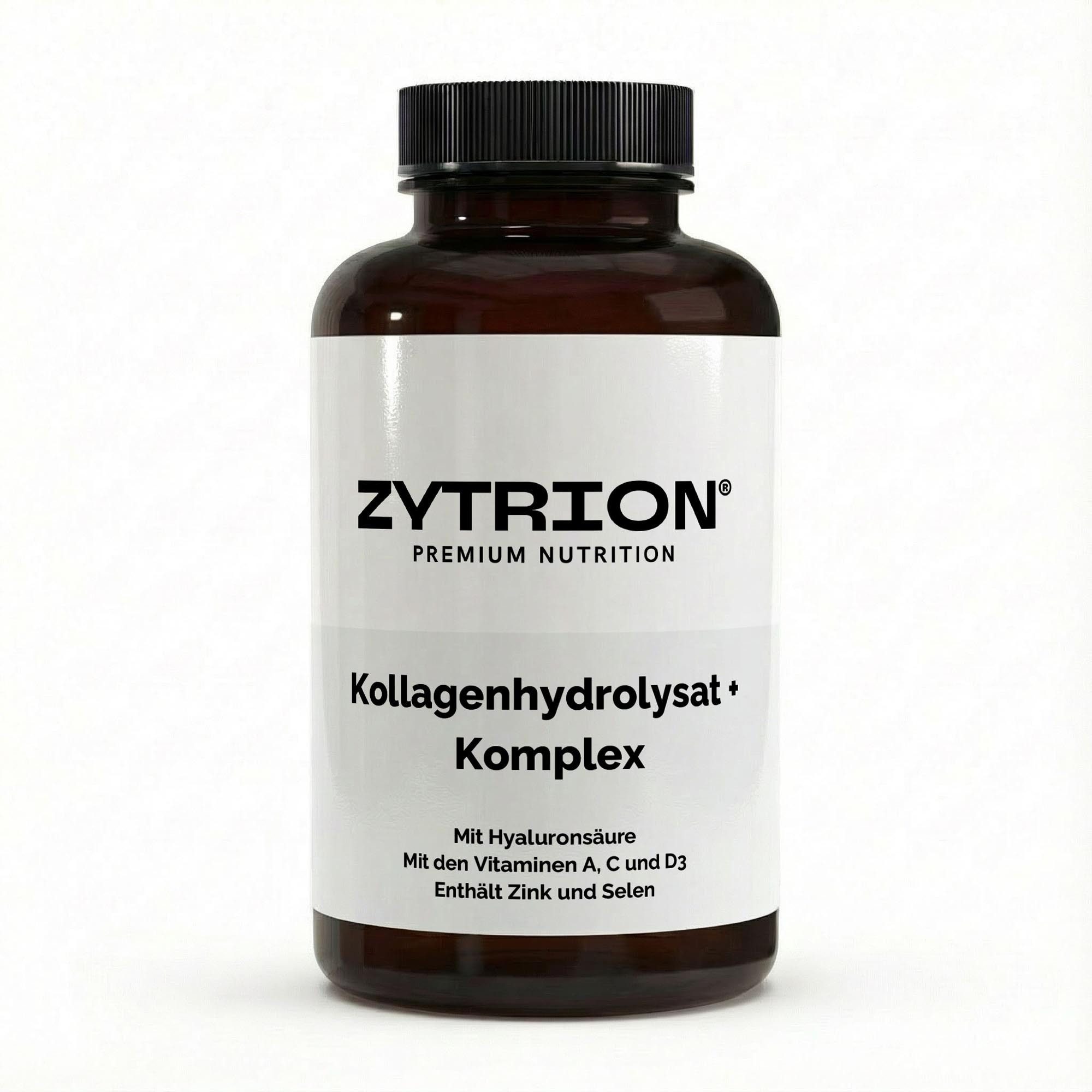 ZYTRION Kollagenhydrolysat Komplex - 180 Stück Kapseln, 180 St., 145.4 g, Mit Hyaluronsäure, Vitaminen und Mineralstoffen