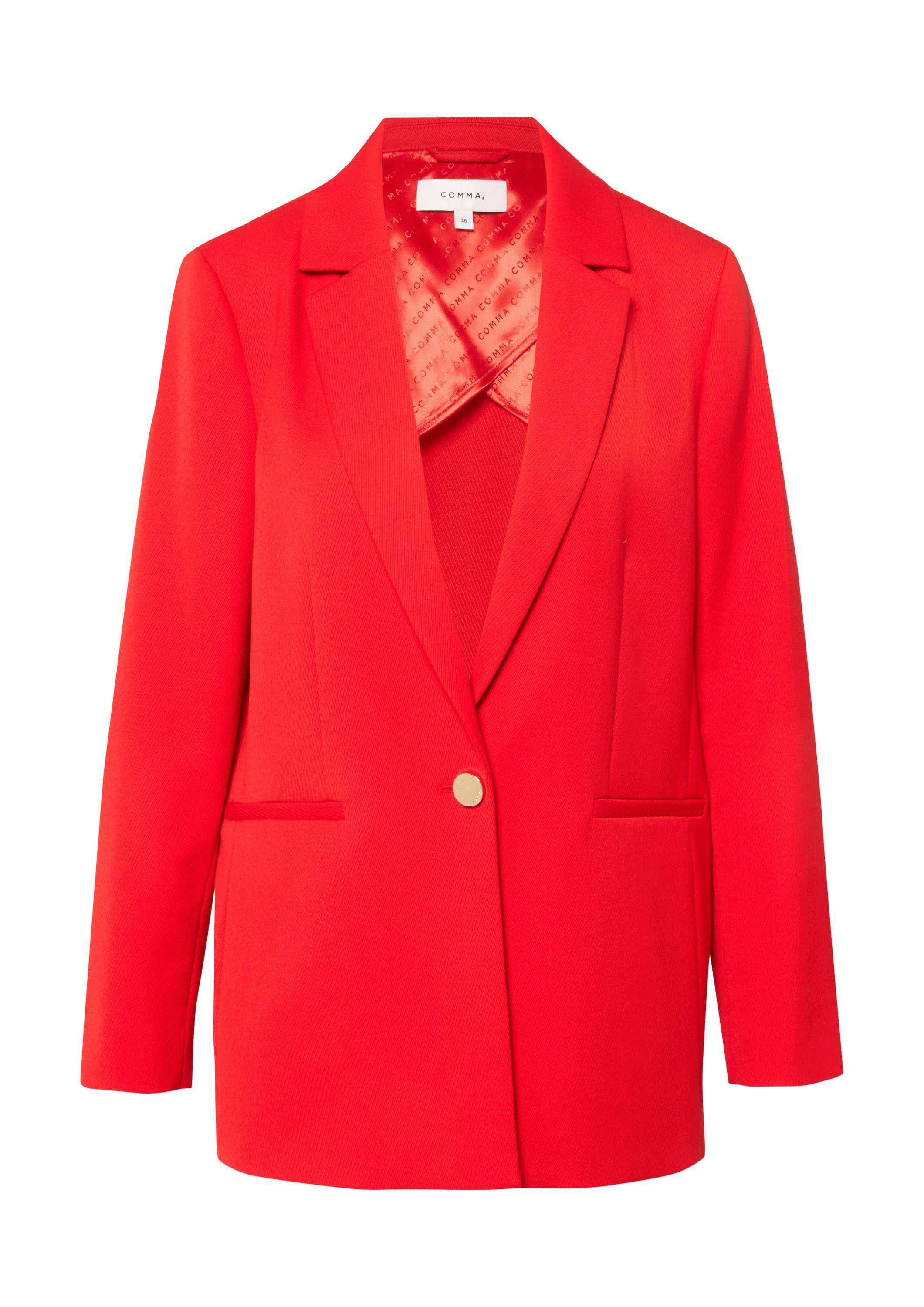 comma Jackenblazer Indoor-Blazer Twill-Blazer im Relaxed Fit günstig online kaufen