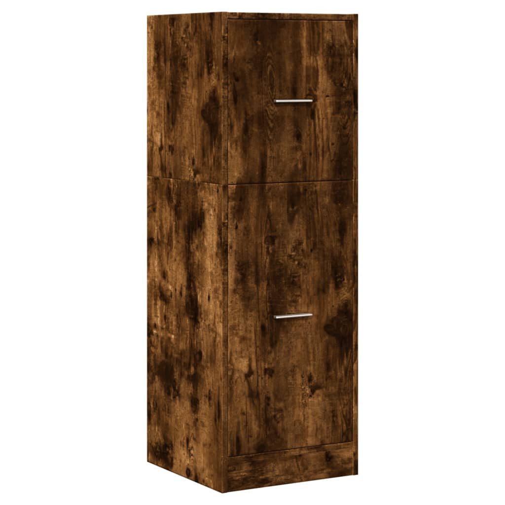 vidaXL Apothekerschrank 40 x 41 x 118 cm Küchenschrank Apothekerschrank Räuchereiche 40x41x118