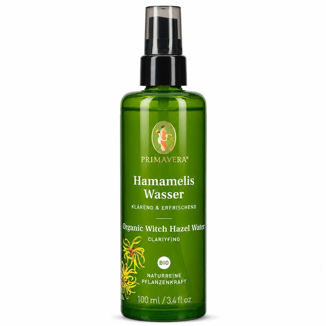Primavera Life GmbH Gesichtswasser Primavera HAMAMELISWASSER Bio Spray 100ml PZN 18191911