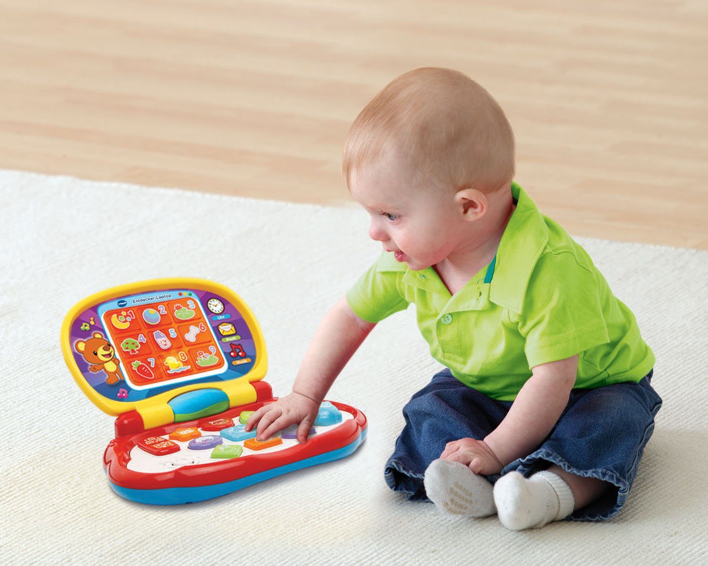 Vtech® Kindercomputer VTechBaby, Entdecker Laptop, (Set, 1-tlg)