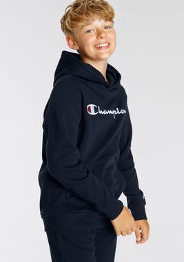 Champion Sweatshirt Classic Hooded Sweatshirt large Logo - für Kinder