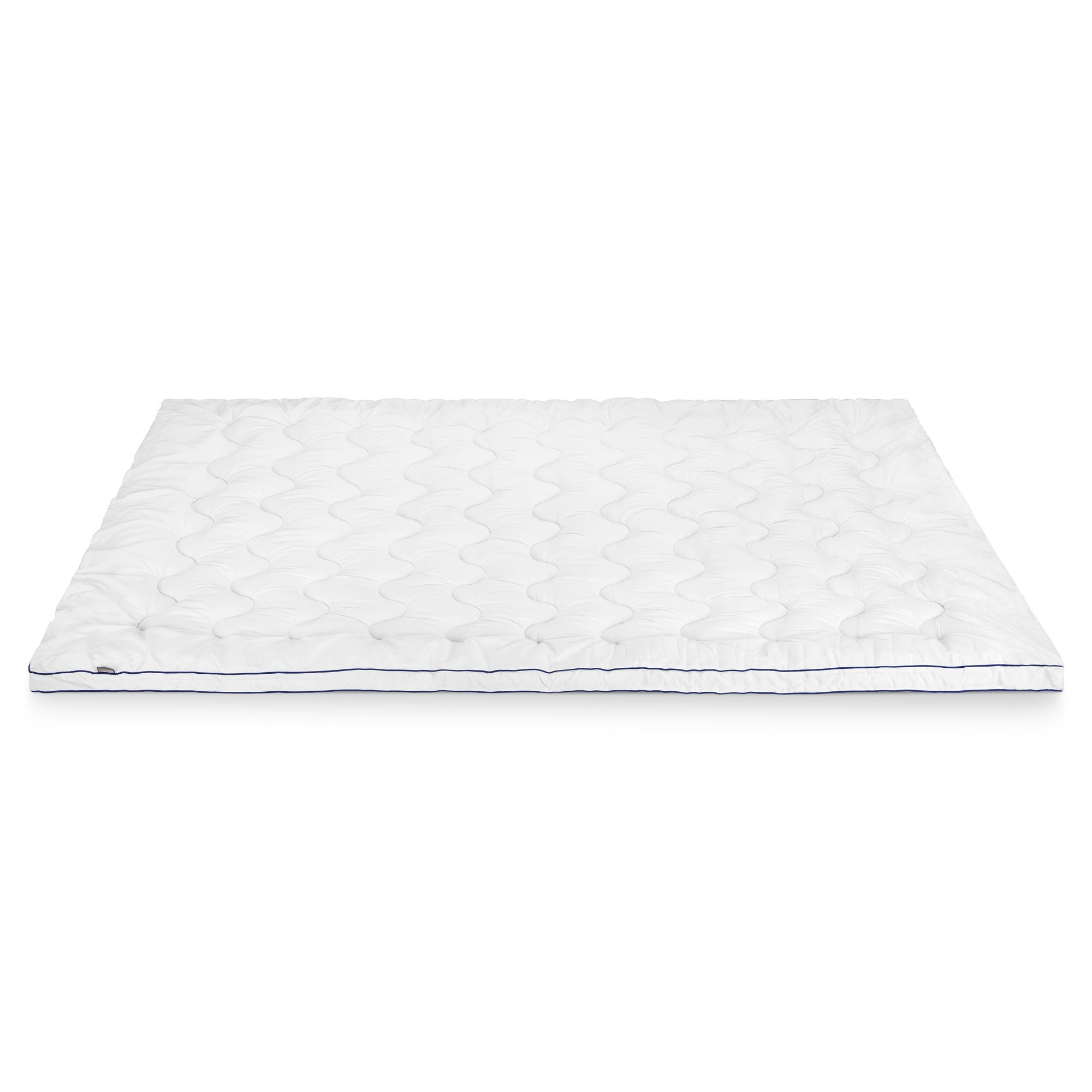 Beautissu, Topper Matratzentopper 100x200 cm für Boxspringbett bis 40 cm Höhe, 3 cm hoch, Polyurethan, ?Matratzenauflage 3cm rutschfest mit integriertem Spannbezug