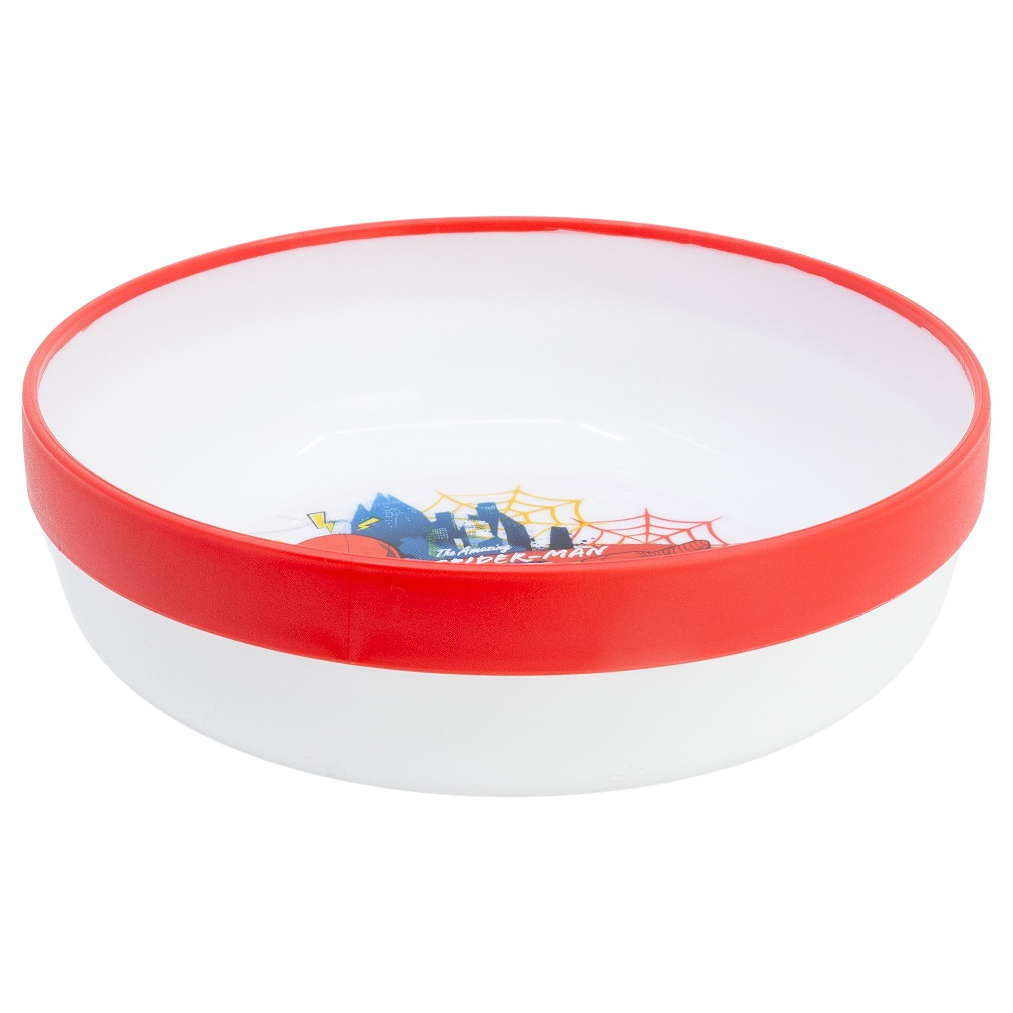 MARVEL Kindergeschirr-Set Marvel Spiderman Kinder antirutsch Geschirr-Set 3 teilig (3-tlg), 1 Personen, Teller, Schüssel, Becher