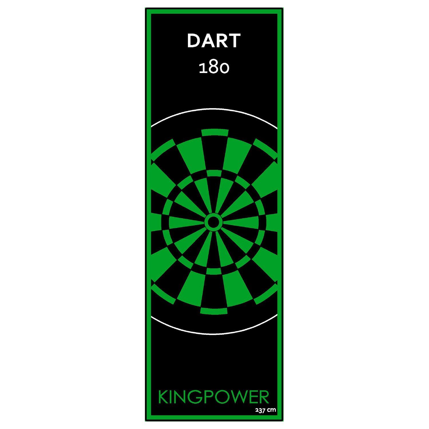 Dartmatte Dartmatte Dartteppich Turnier Matte Darts Dart Matte 237 x 80 cm Grün