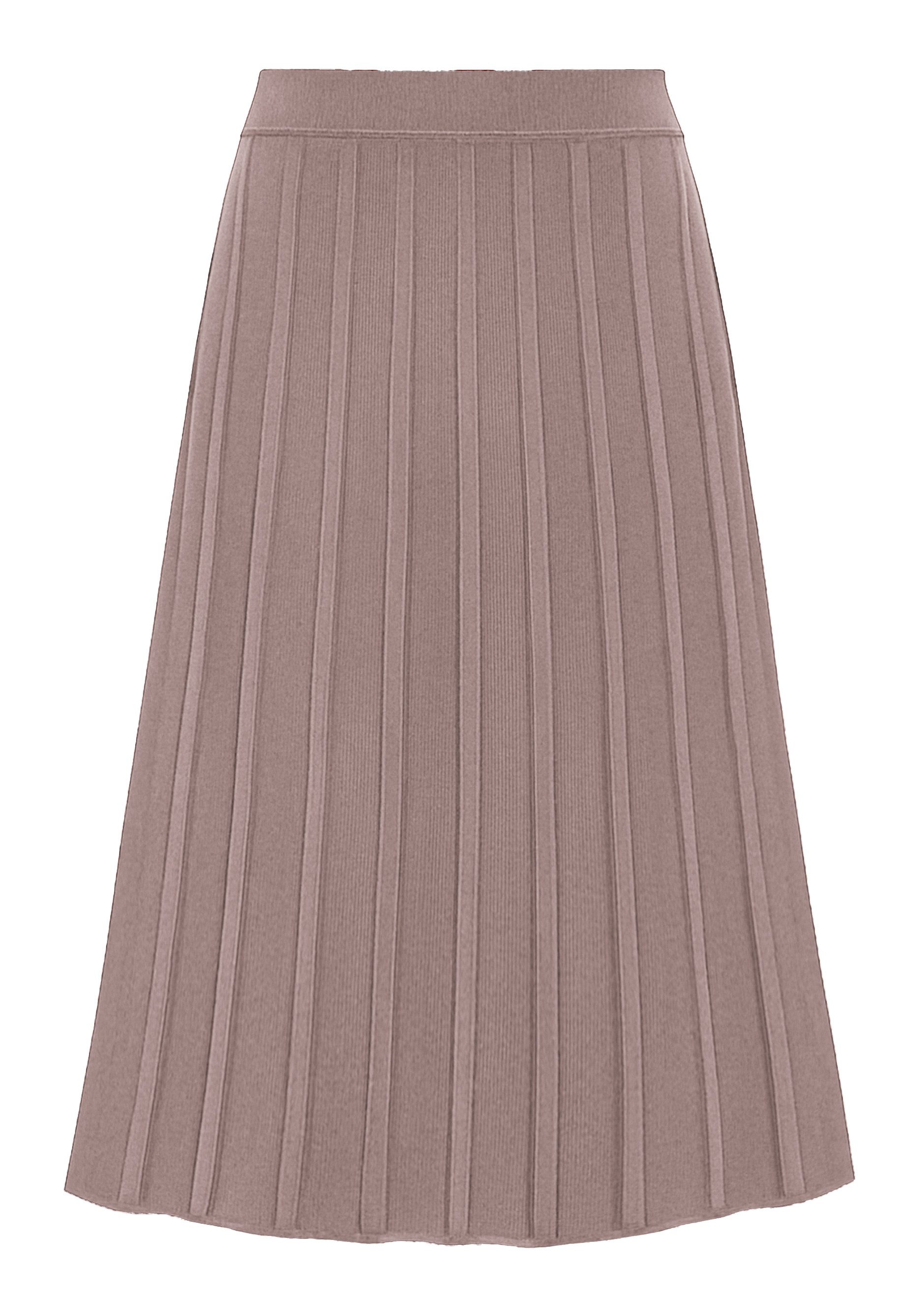 SASSYCLASSY Midirock Plissierter Strickrock für Damen günstig online kaufen