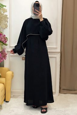 Modabout Maxikleid Langes Kleider Abaya Hijab Kleid Damen - NELB0007D2024SYH (1-tlg)