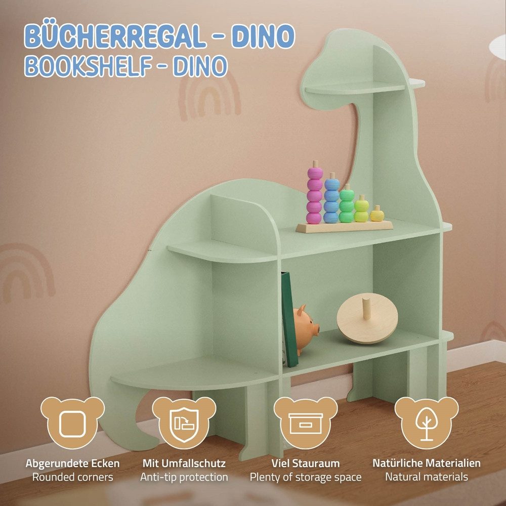 Joyz Spielzeugtruhe Kinderregal Kindermöbel Kinderzimmerregal Spielzeug günstig online kaufen