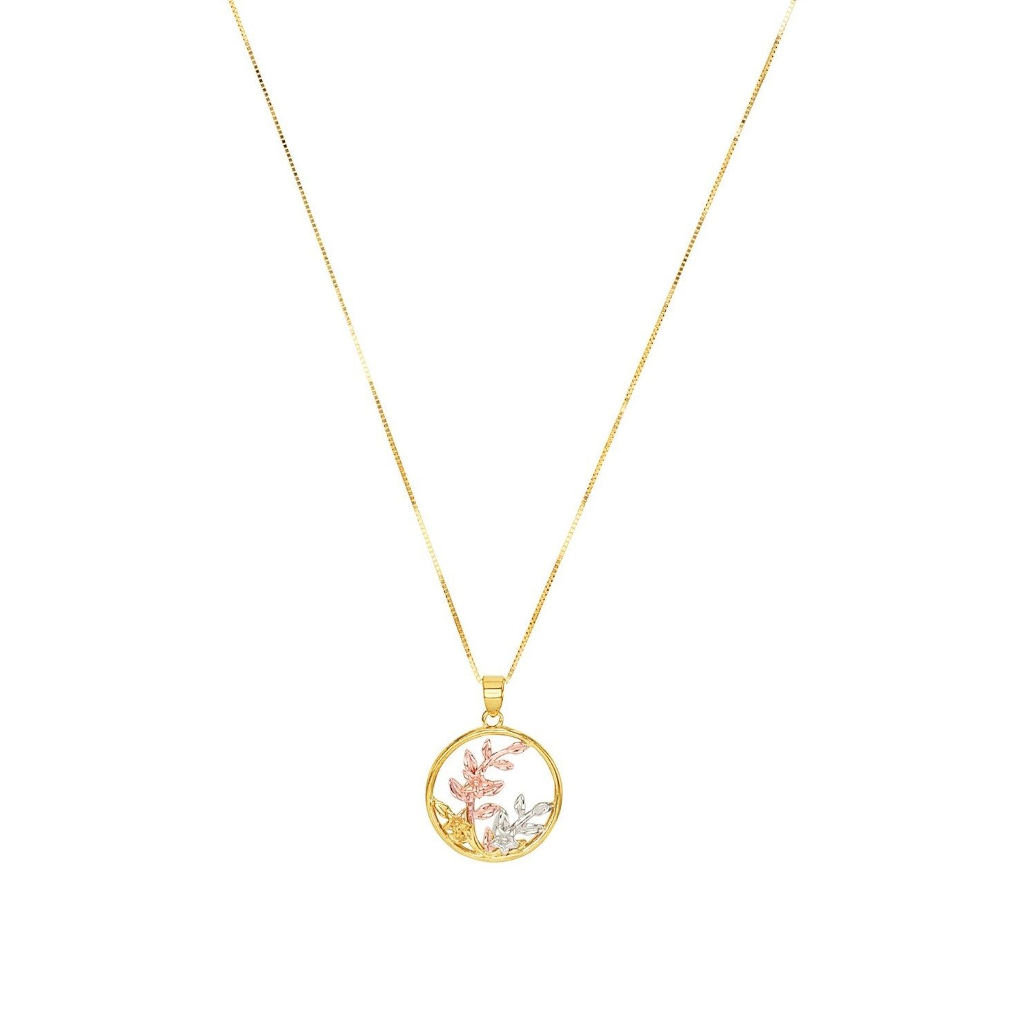 Goldkette Amor Kette mit Anhänger