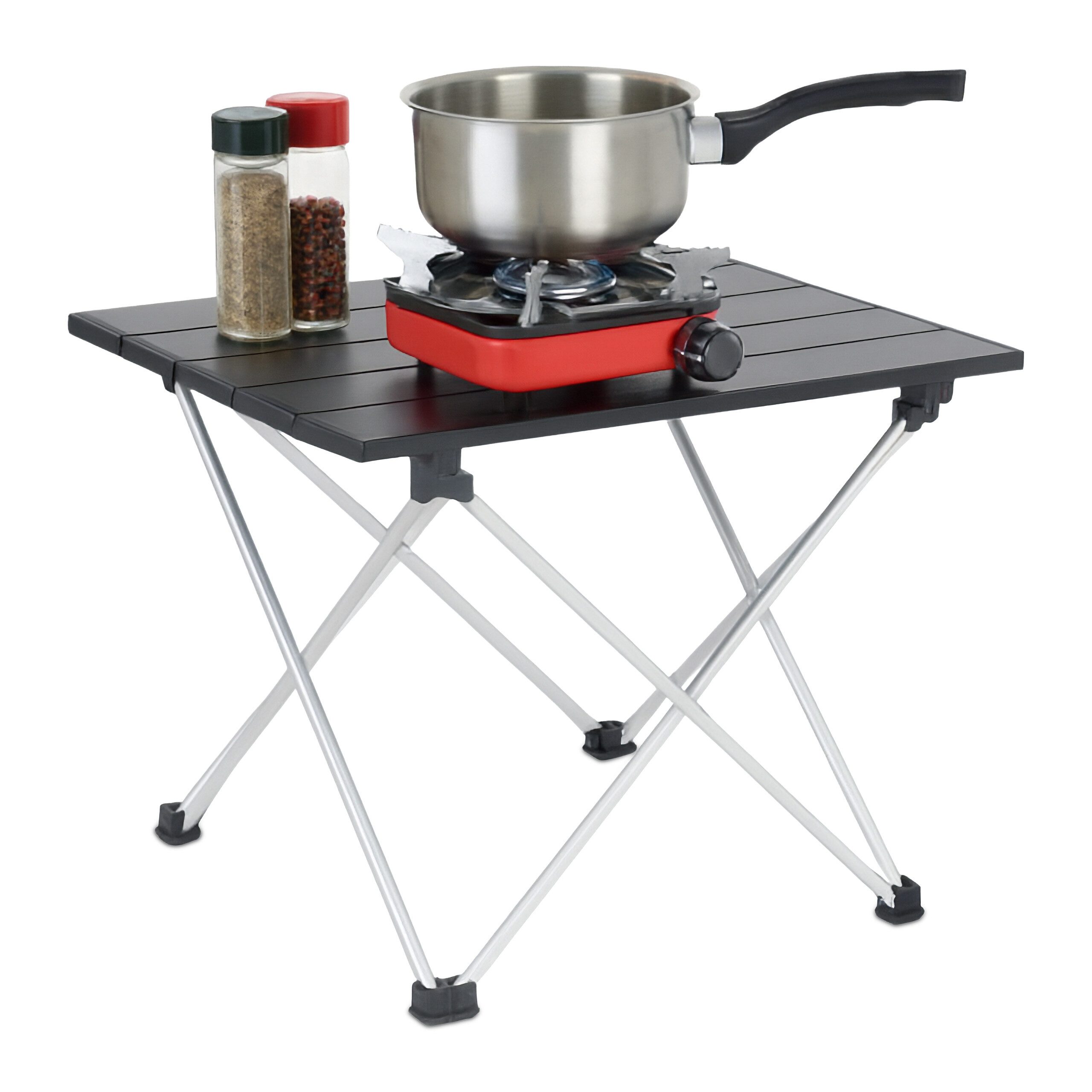 relaxdays Klapptisch Faltbarer Campingtisch aus Aluminium, günstig online kaufen