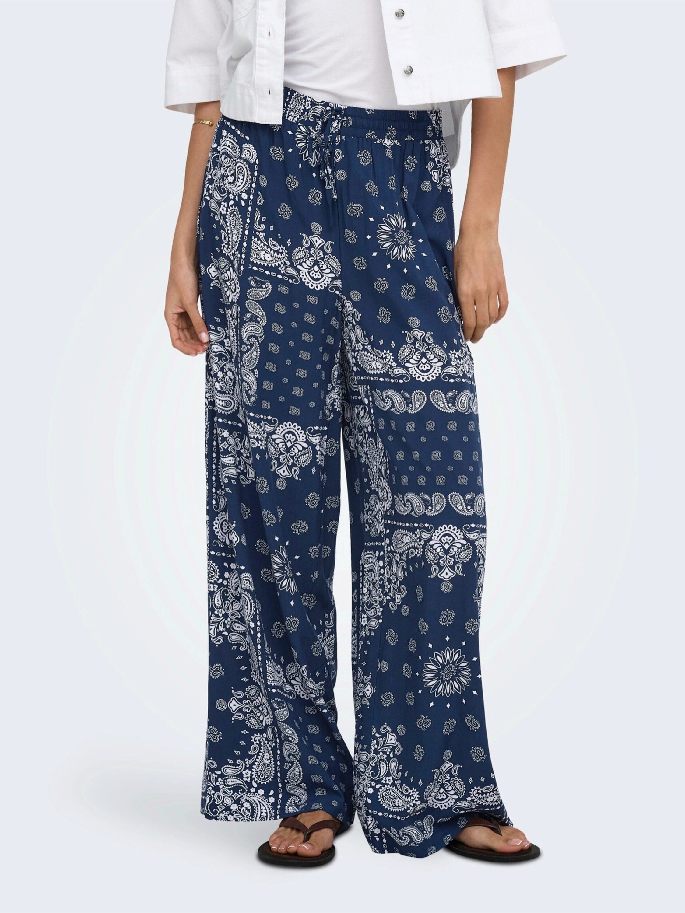 ONLY Schlupfhose ONLKavi (1-tlg) Drapiert/gerafft