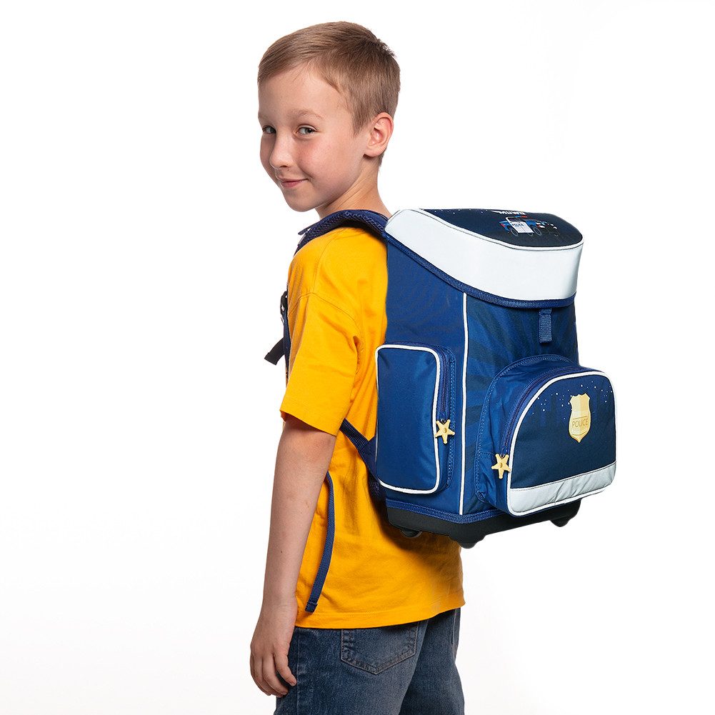 MUWO Schulranzen Kinder Schulranzen Set 5-tlg. verschiedene Motive