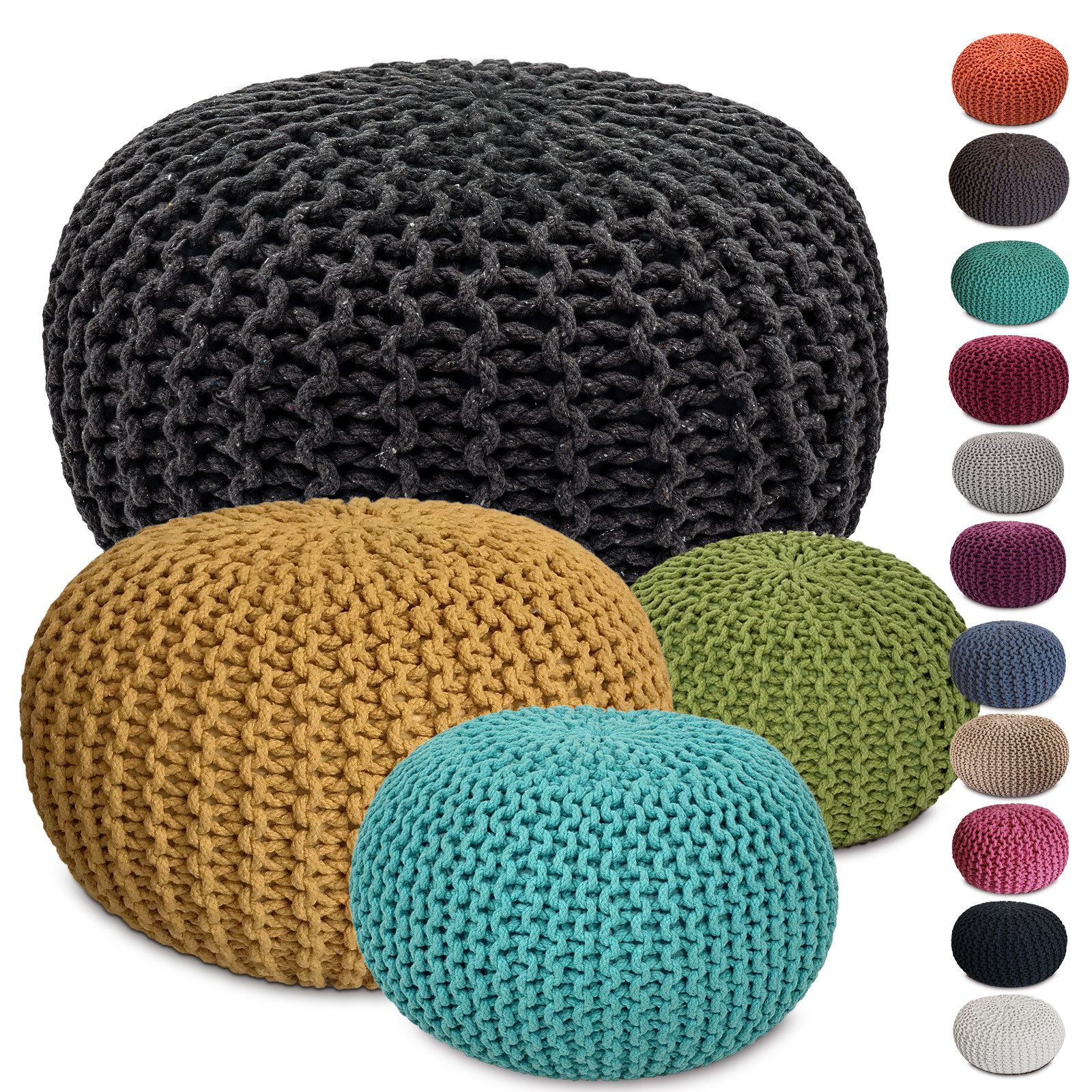 Casamia Pouf Pouf Ø 55 o. günstig online kaufen