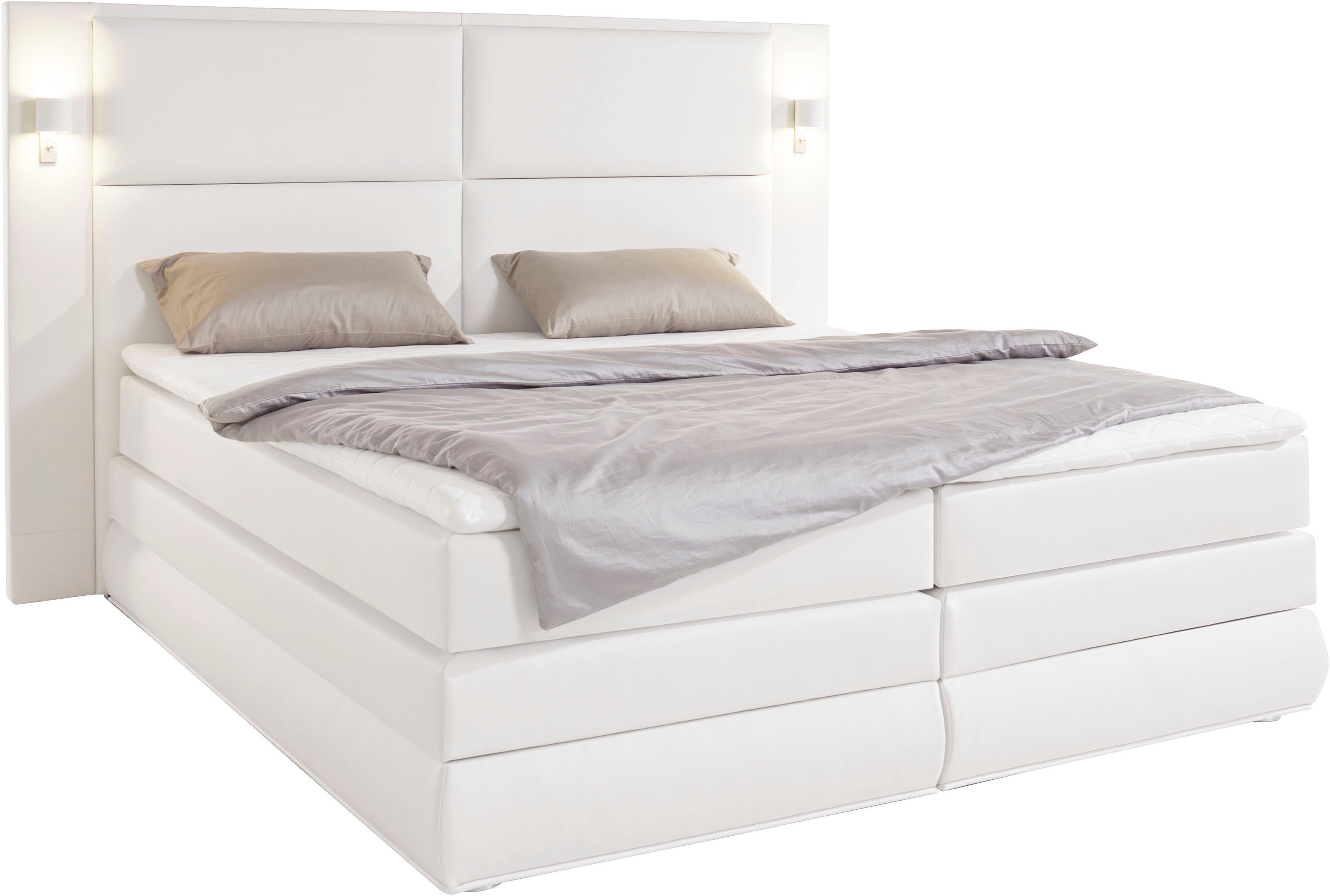COLLECTION AB Boxspringbett Copenhagen, inklusive Bettkasten, Topper, wahlw günstig online kaufen
