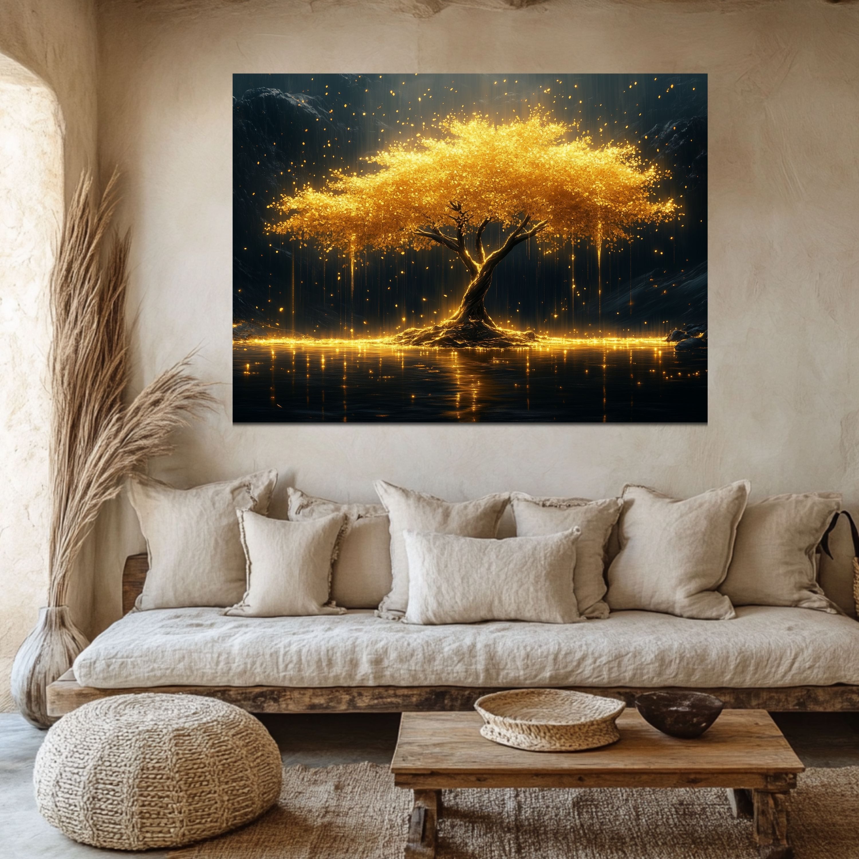 DARO Design Leinwandbild Modern Abstrakt Wandbilder XXL Wandbild Wand Deko günstig online kaufen