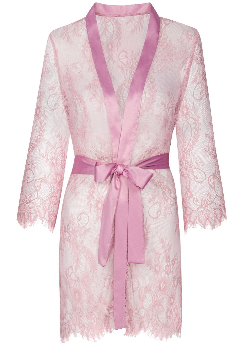 Livco Corsetti Fashion Kimono - Kimono Spitze aus rosa