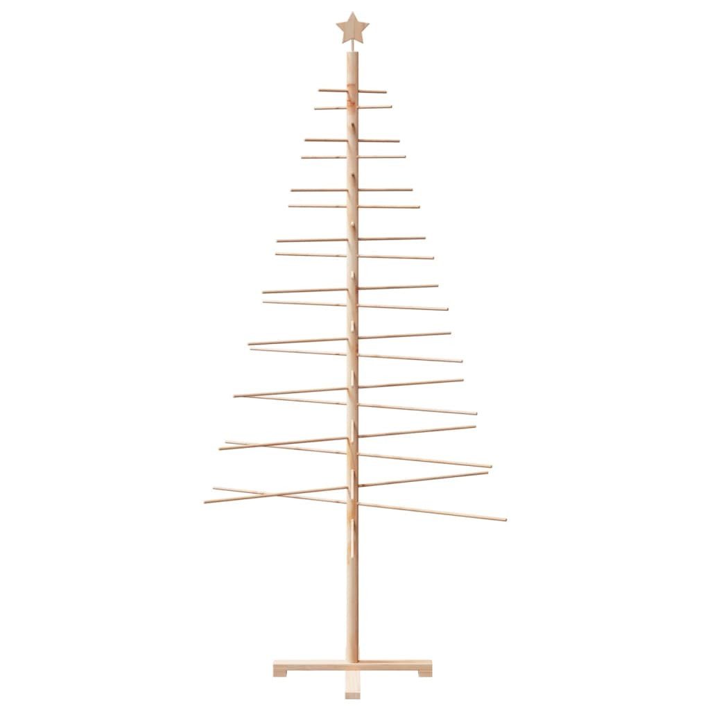 vidaXL Künstlicher Weihnachtsbaum 210 cm Weihnachtsbaum Holz zum Schmücken 210 cm Massivholz Kiefer