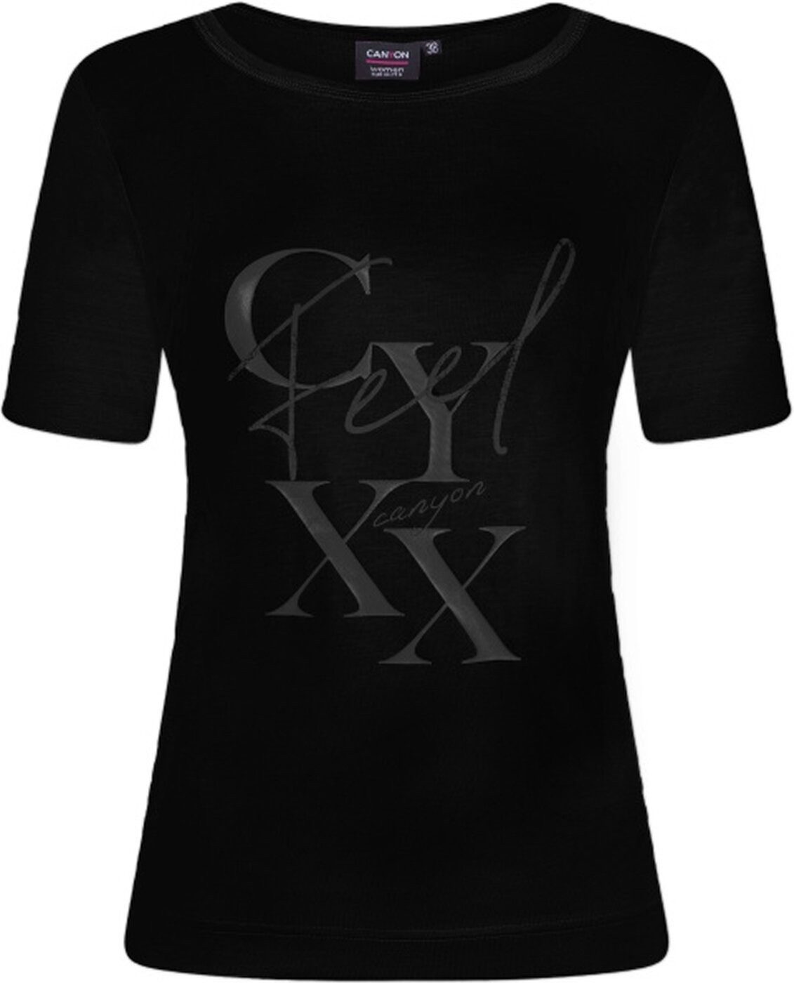 Canyon T-Shirt T-Shirt 1/2 Arm BLACK