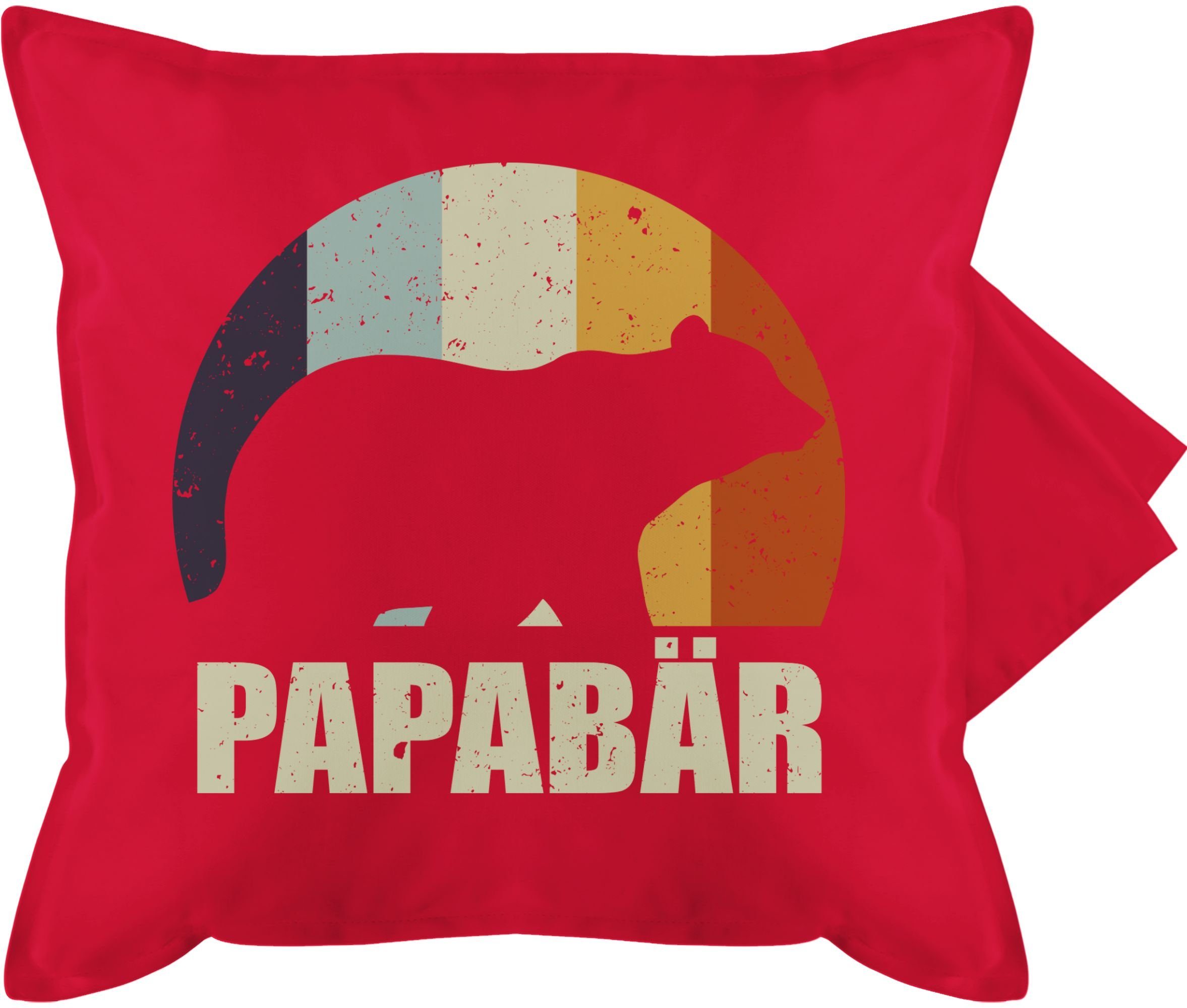 Kissenbezüge Papa Bär Papa Bear, Shirtracer (1 Stück), Vatertagsgeschenk Kissen