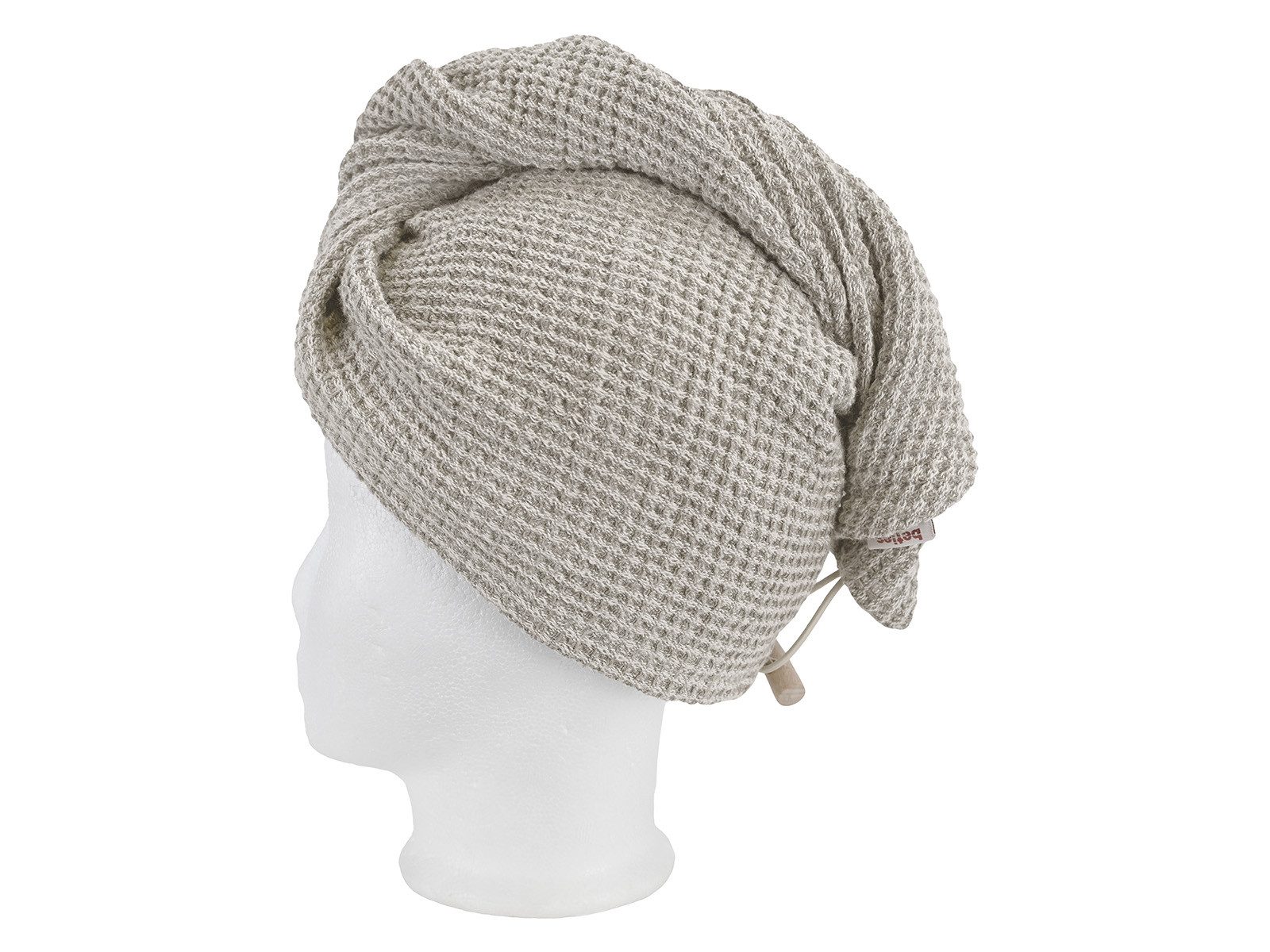 beties Turban-Handtuch Leinen-Waffelpique Haarturban, Waffelpiqué (1-St), 100% Leinen