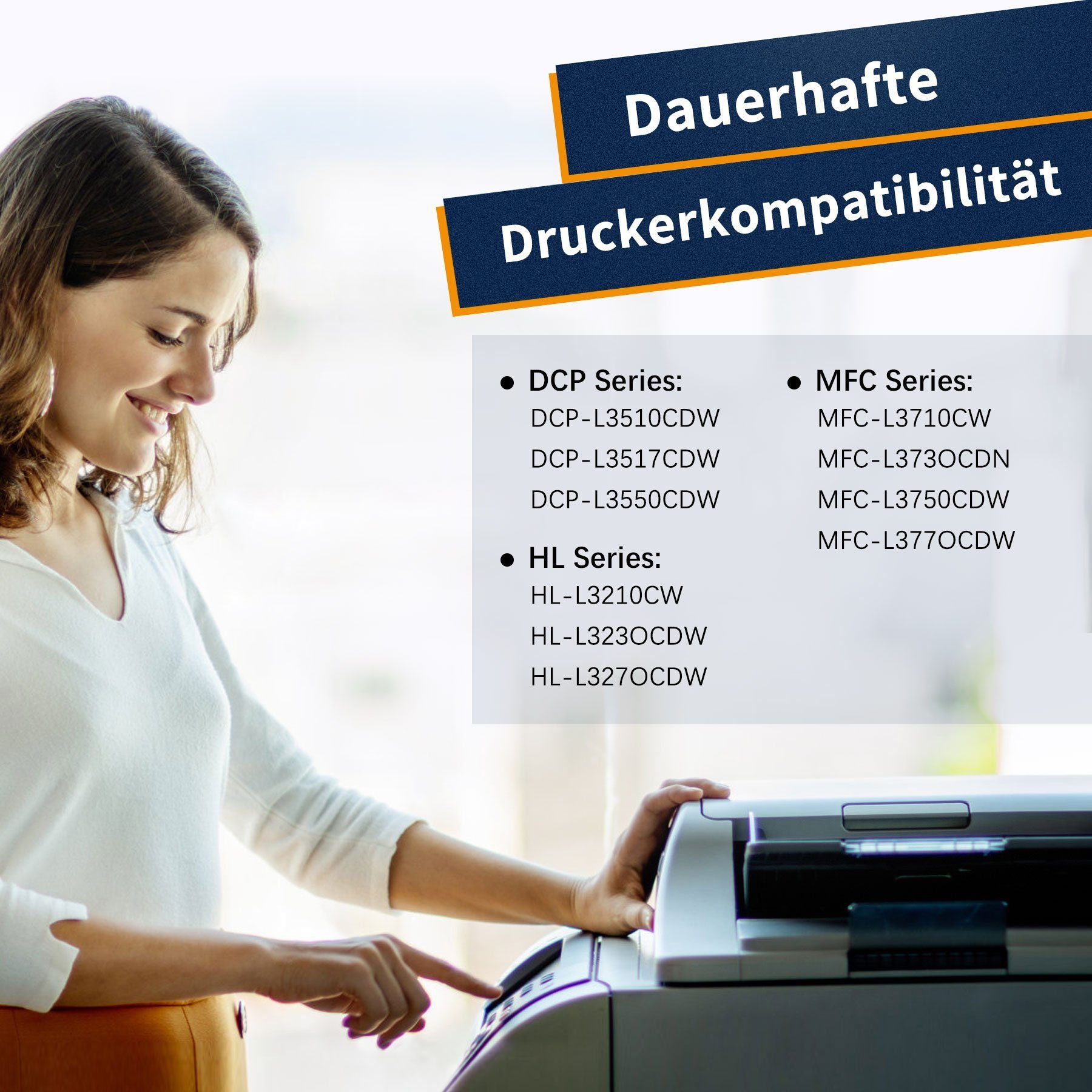 ColorKing Tonerkartusche TN 247 Kompatible für Brother TN 243cmyk TN 247 TN-247 TN243 TN 243, (Kompatibel für Brother TN-247 TN 243 MFC-L3750CDW DCP-L3550CDW MFC-L3770CDW HL-L3230CDW HL-L3210CW), HL-L3270CDW MFC-L3710CW MFC-L3730CDN L3510CDW