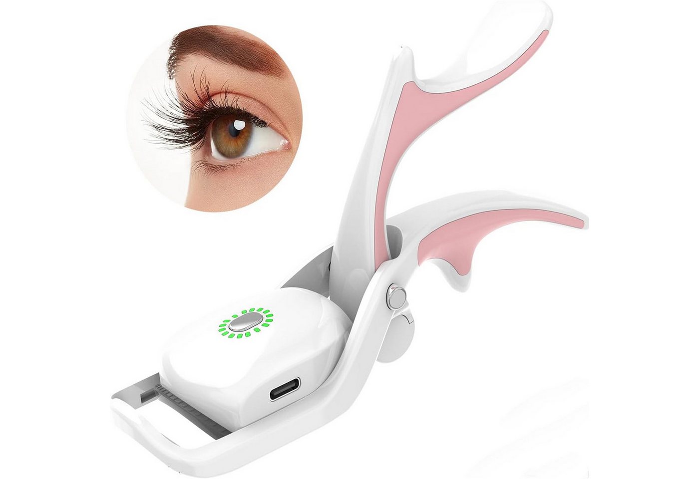 MOPUEA Wimpernzange Beheizte Wimpernzange Elektrisch mit 3 Heizstufen