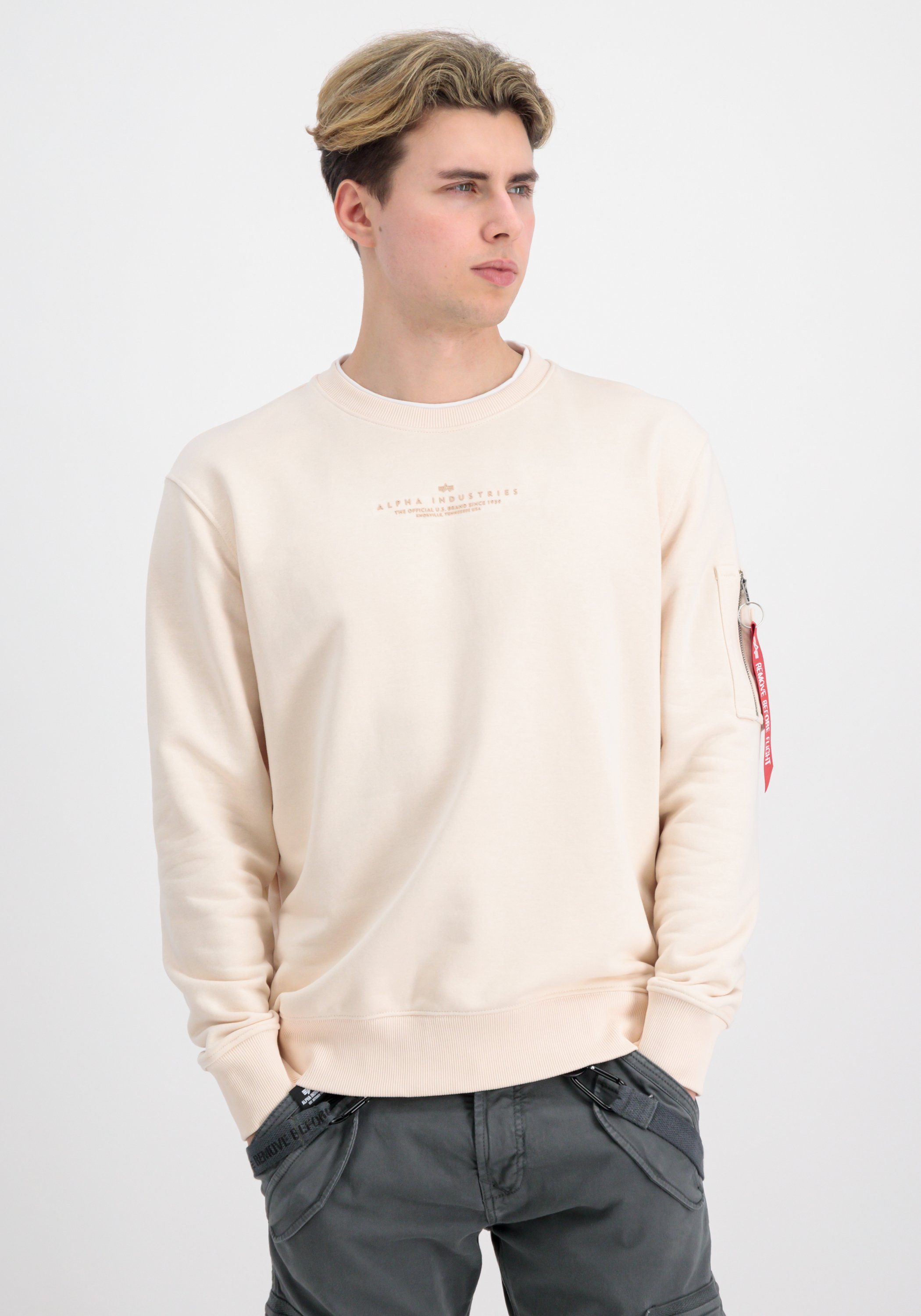 Alpha Industries Sweater Double Layer Sweatshirt günstig online kaufen