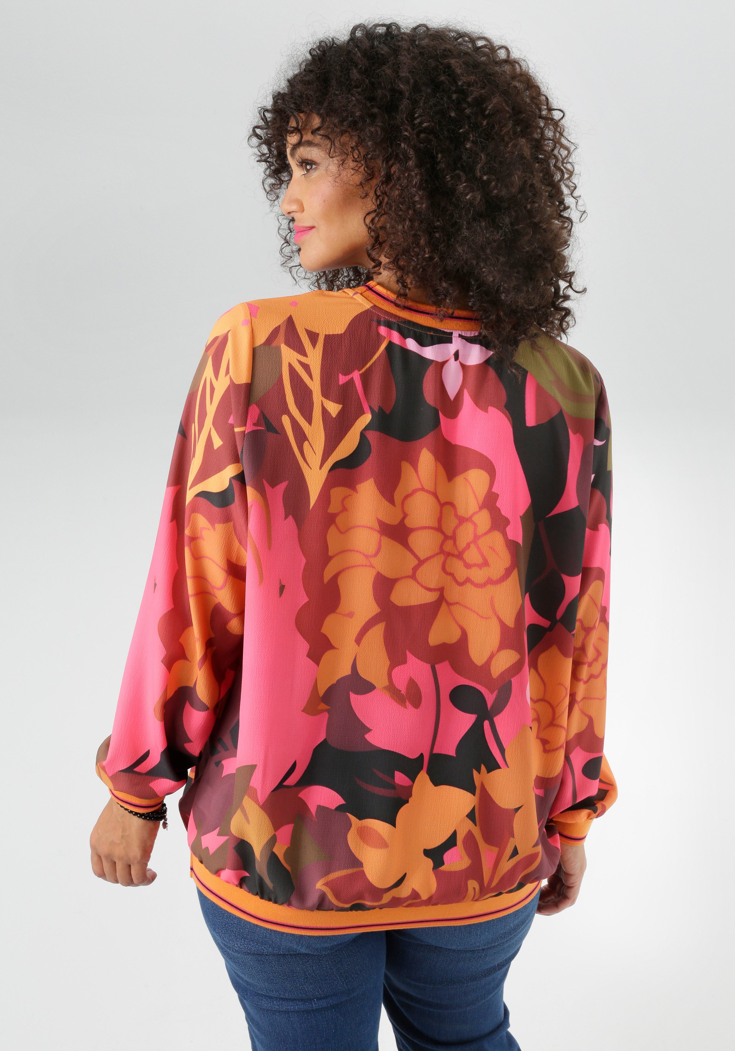 Aniston PLUS Shirtbluse in Knallfarben - günstig online kaufen