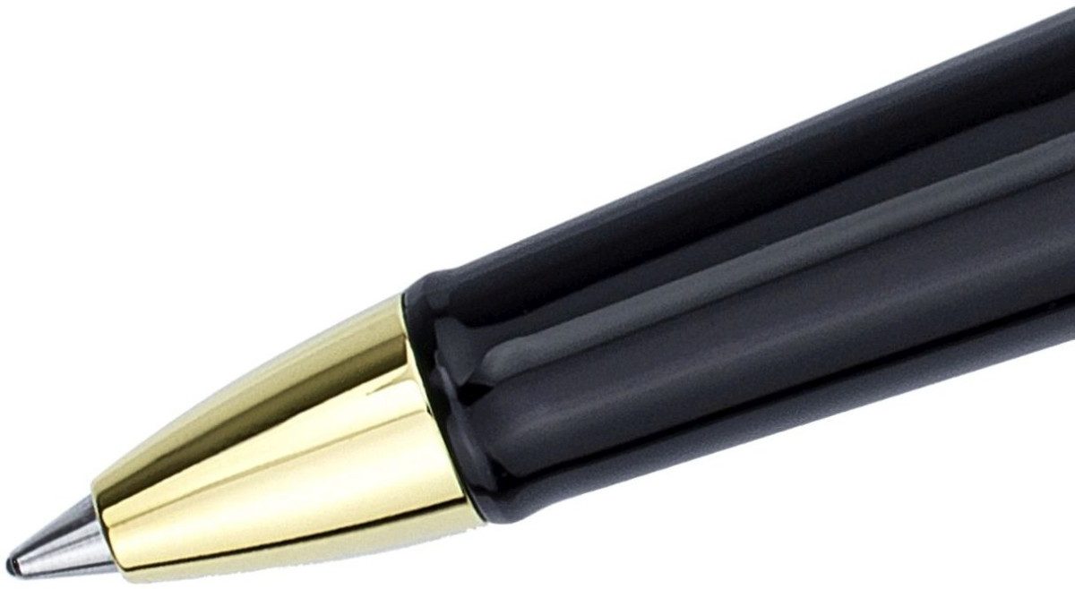 DIPLOMAT Tintenfeinschreiber Mundstück mit vergoldeten Beschlägen Traveller