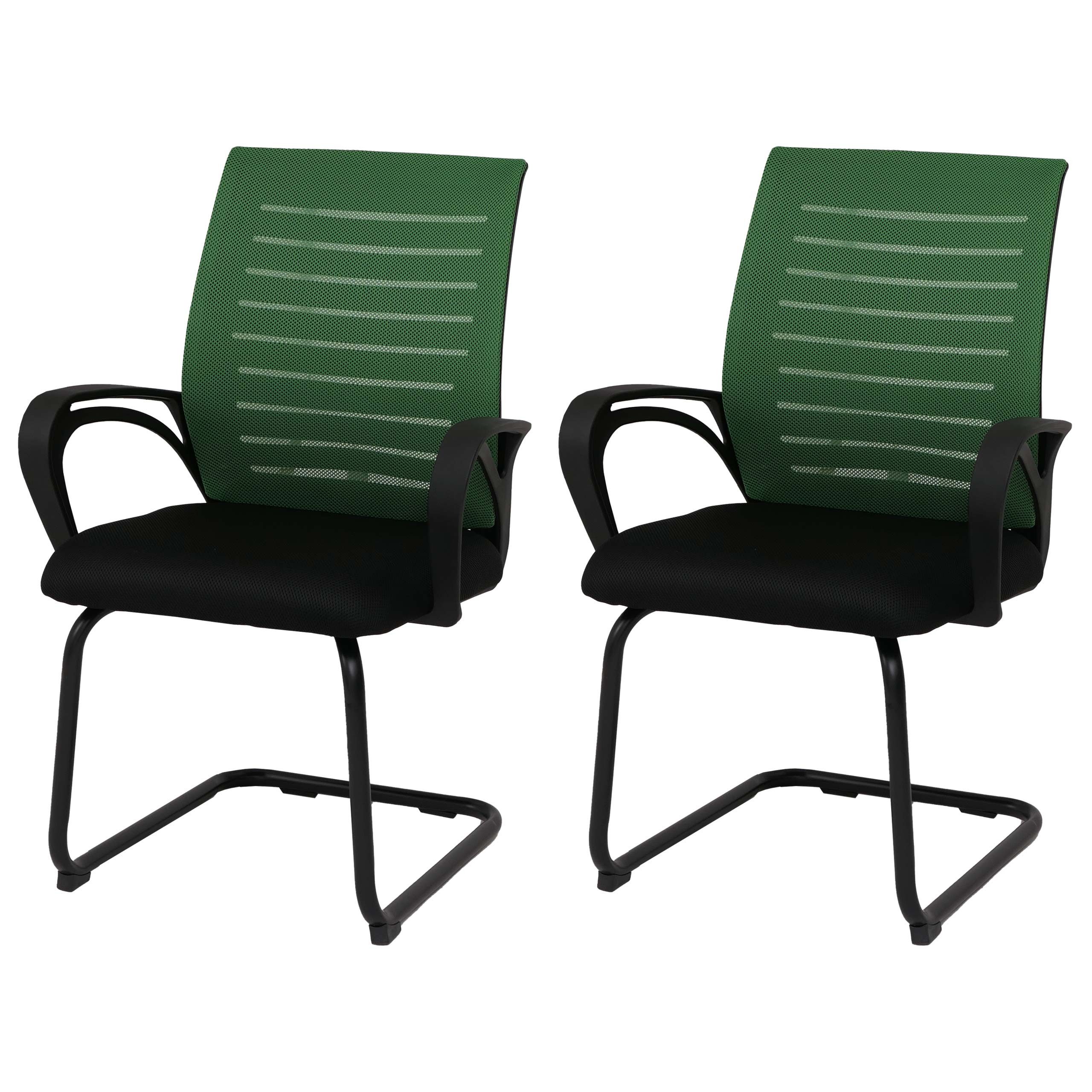 MCW Besucherstuhl MCW-K51-S (Set), Inklusive Fußbodenschoner