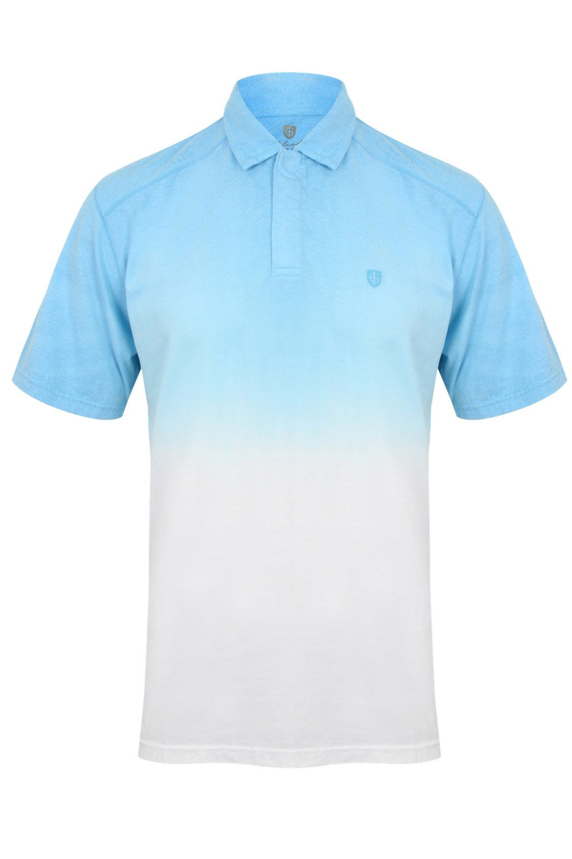 ISLAND GREEN Poloshirt Poloshirt Golfshirt Herren modisches T-Shirt Tennis Shirt Golf-Polo Funktionsmaterial mit Knopfleiste