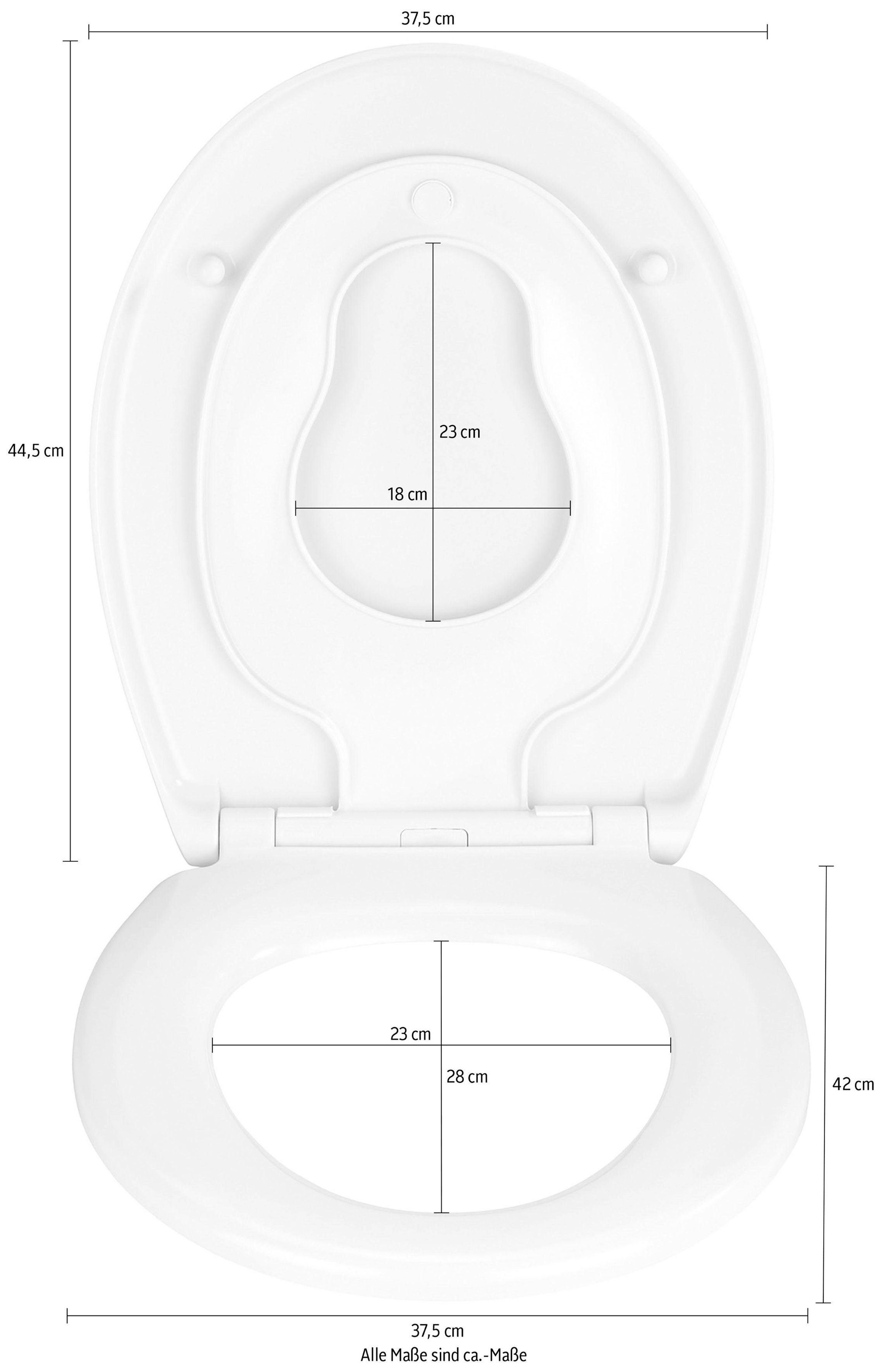 WENKO WC-Sitz Delos Family, Softclose / Kindersitz / Kinderbrille