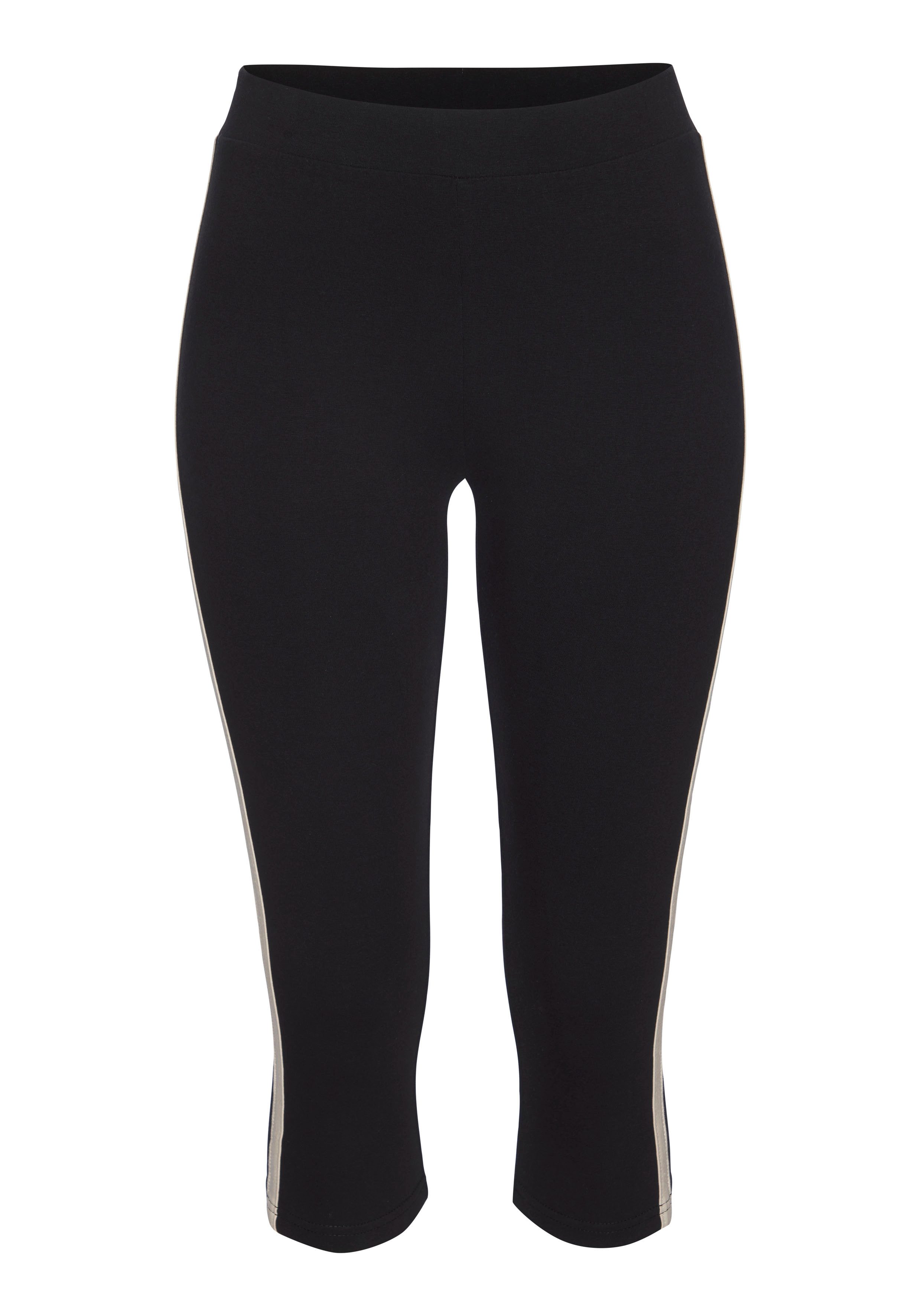 H.I.S Caprileggings mit schmalen Seitenstreifen günstig online kaufen