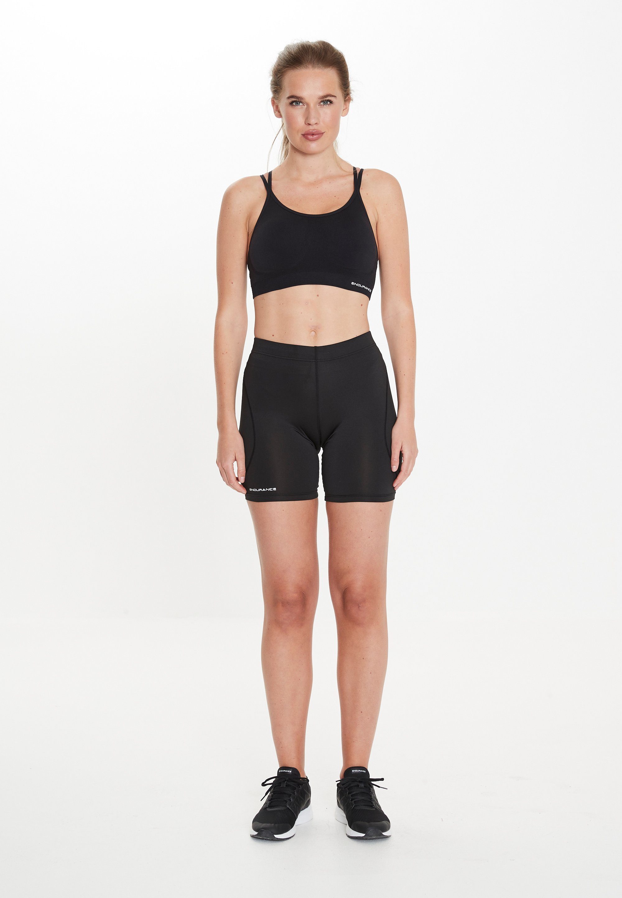 schwarz mit Sport-BH Komfort ENDURANCE Megan Seamless Melange hohem