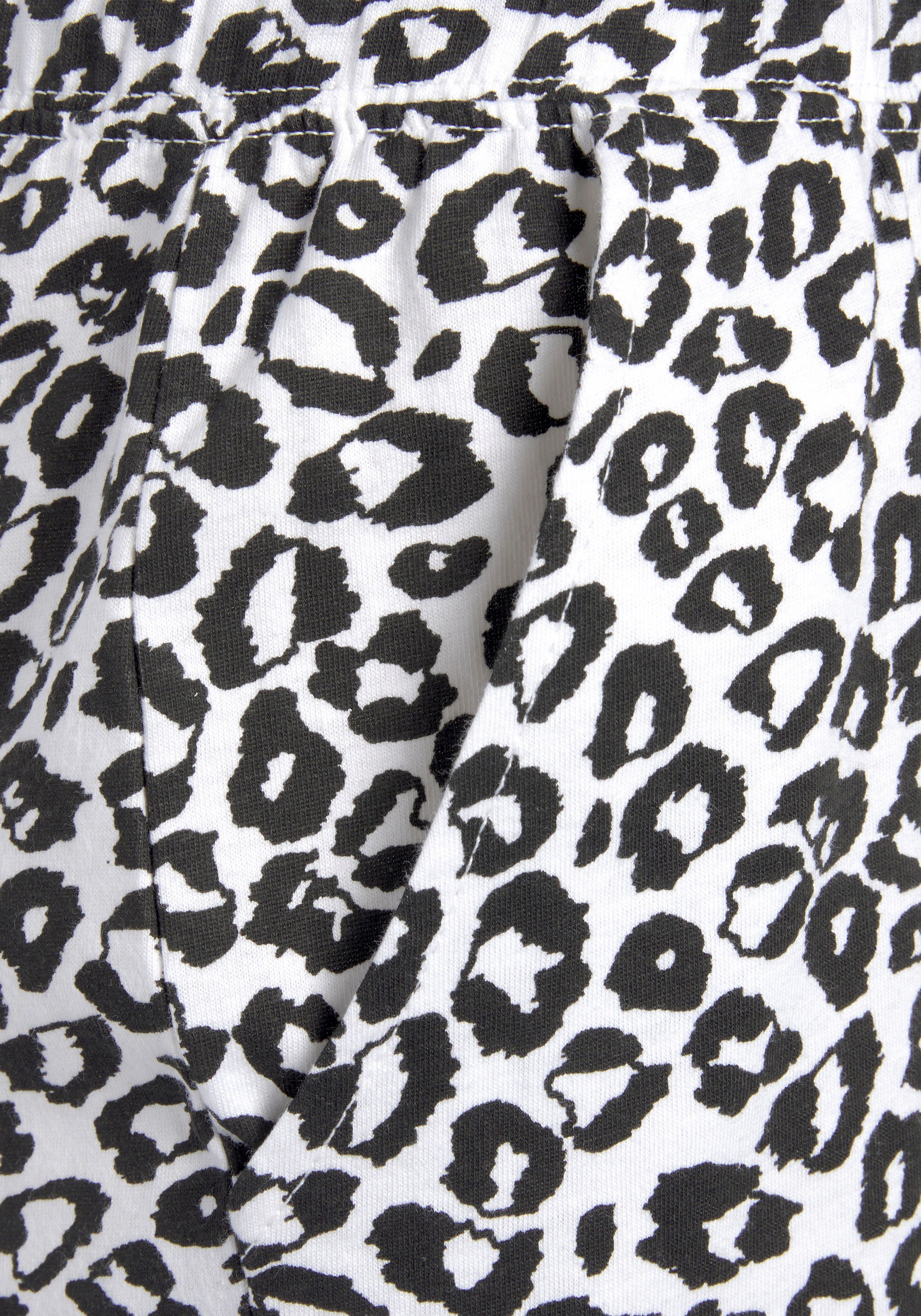 Vivance Dreams by Lascana Pyjamahose mit Schwarz-Weiß-Druck