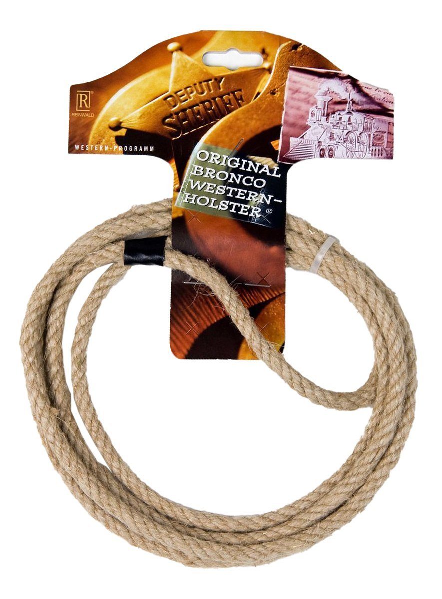 Rubie´s Cowboy-Kostüm Lasso - Rodeo Cowboy Kostüm - Fasching Karneval, Ein Westernlasso von etwa 2,5 Metern Länge