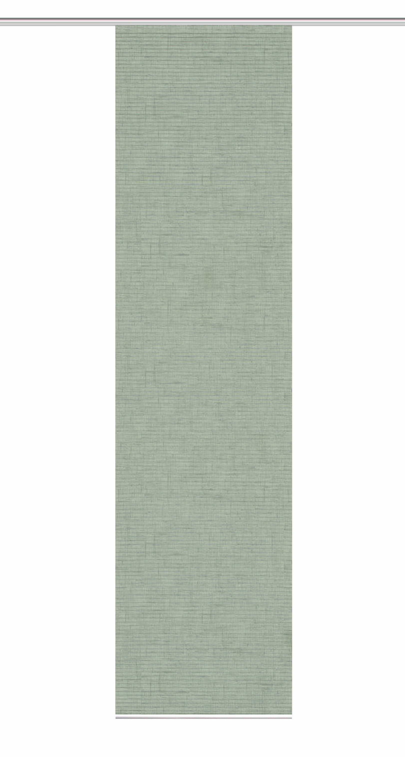 HOME in green Schiebegardine ESTRA (1 St), Paneelwagen, halbtransparent, Digitaldruck, Bambus, recycelt