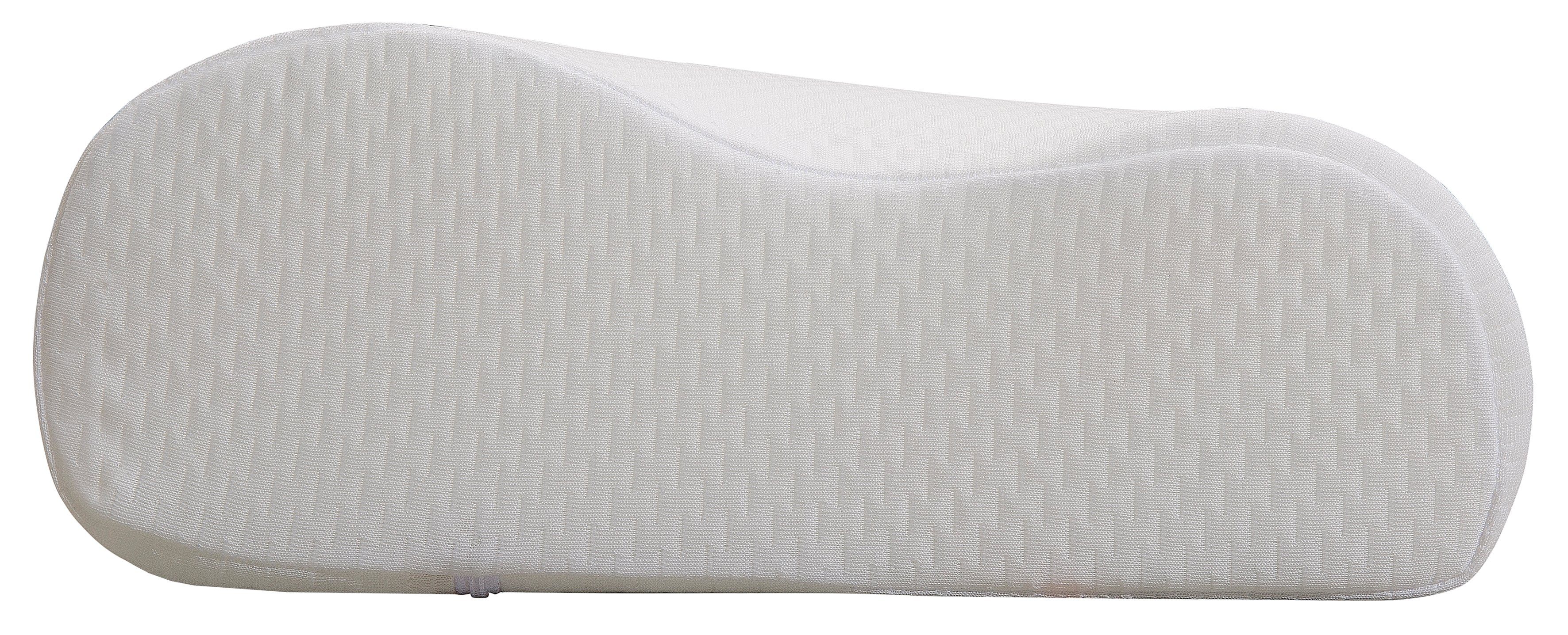 Jekatex Nackenstützkissen Lily, Kissen ergonomisch geformt & druckentlastend, Füllung: Viscoschaum, Bezug: Polyester, Rückenschläfer, Seitenschläfer, Kopfkissen in 35x60 cm, Optimaler Stützkomfort
