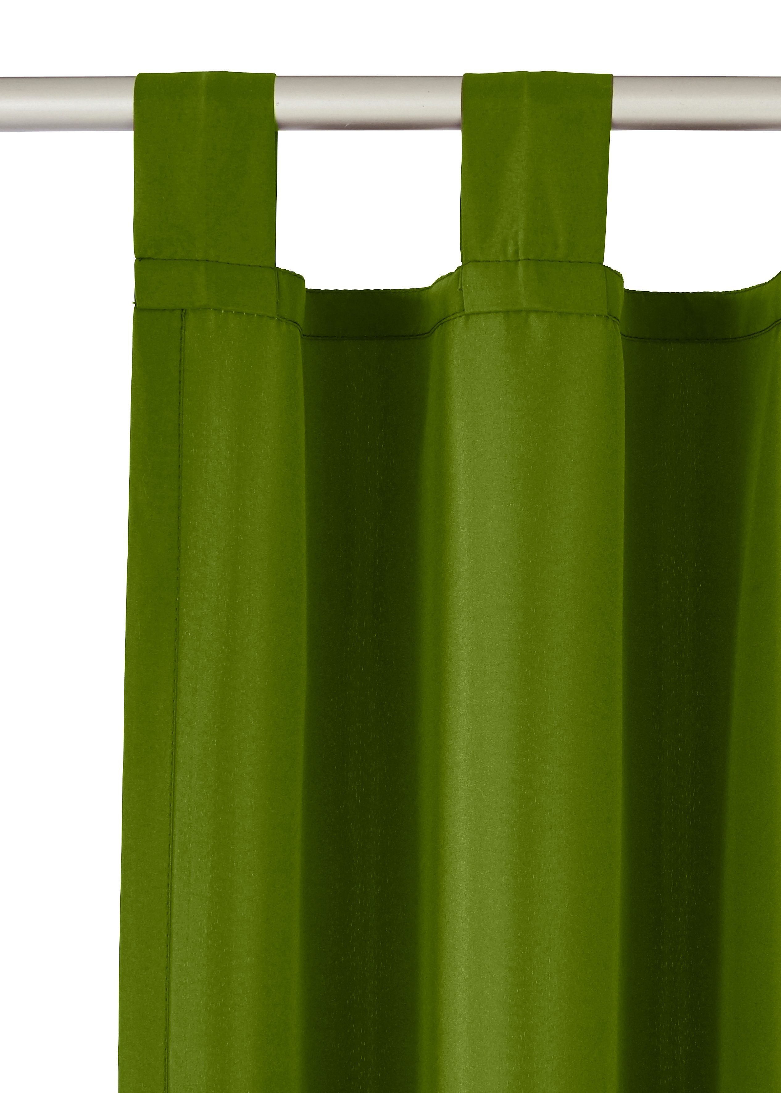 OTTO home Vorhang Raja mit Schlaufen, 2er Pack, blickdicht, Topseller (2 St), Schlaufen, blickdicht, Polyester, 2er-Set, Bestseller, einfarbig, modern, pflegele – Bild 4 von 5