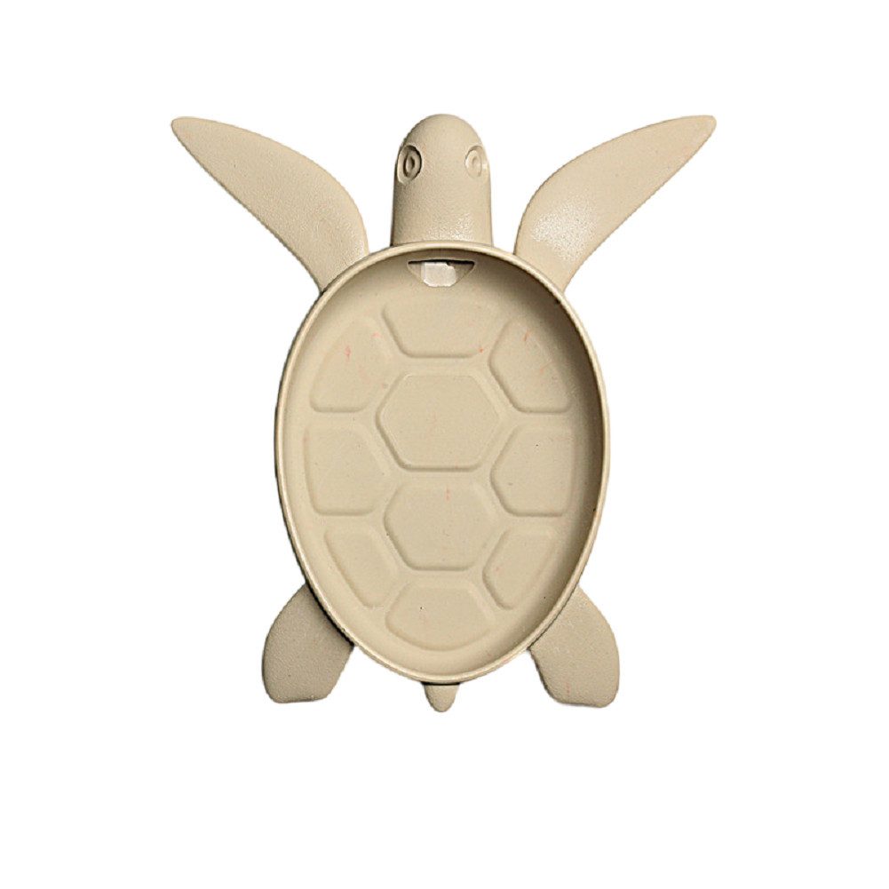 Qualy Design Seifenablage Save Turtle, aus Kunststoff, Schildkröten Form, 1-St., Kunststoff, ca. 14 x 15,5 x 2,3 cm, Wasserablauf durchs Maul
