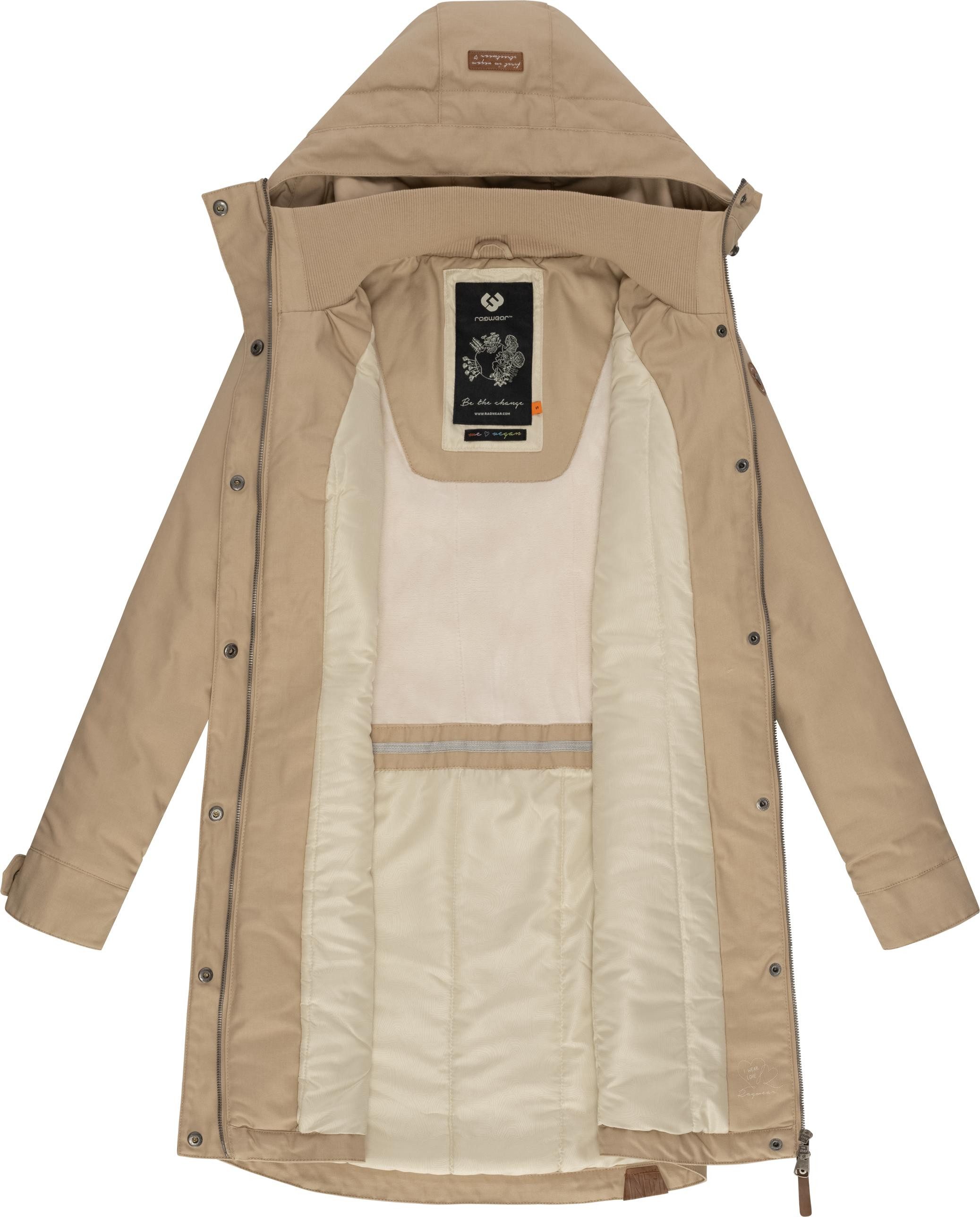 Ragwear Wintermantel Jannisa stylischer Damen Winterparka mit Kapuze – Bild 5 von 5