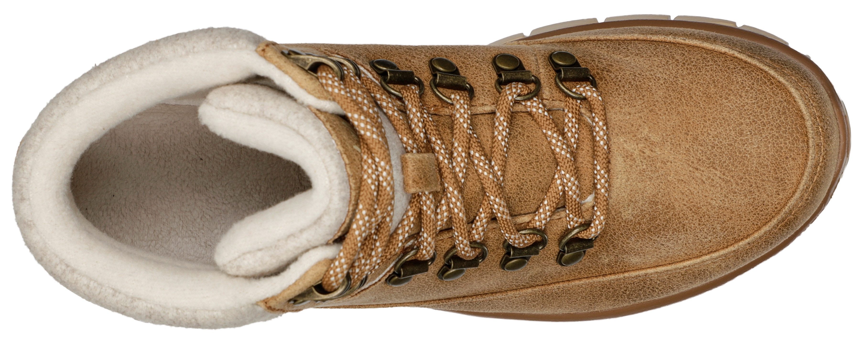 Skechers SYNERGY-COOL SEEKER Winterboots Trekkingschuh, Winterstiefel mit rutschhemmender Laufsohle