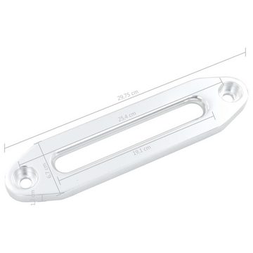 vidaXL Seilwinde Rollenseilfenster Silbern 254 mm Aluminium für Winde