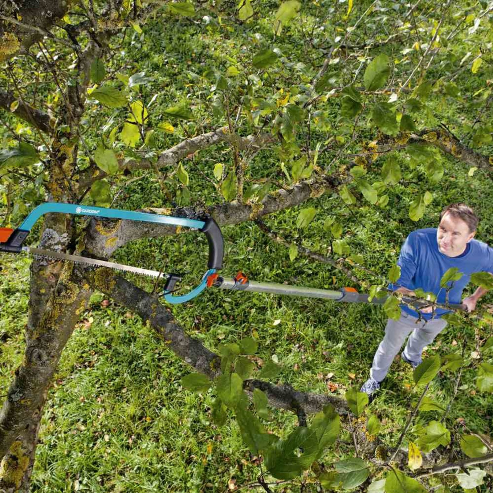 GARDENA Bügelsäge combisystem-Bügelsäge 350 mm, 360° drehbar, Feinschnitt