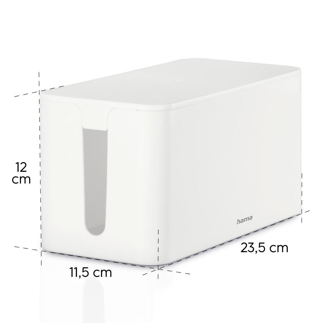 Hama Kabelbox Kabelbox "Mini" für Steckdosenleiste, 23,5 x 11,5 x 12 – Bild 4 von 5