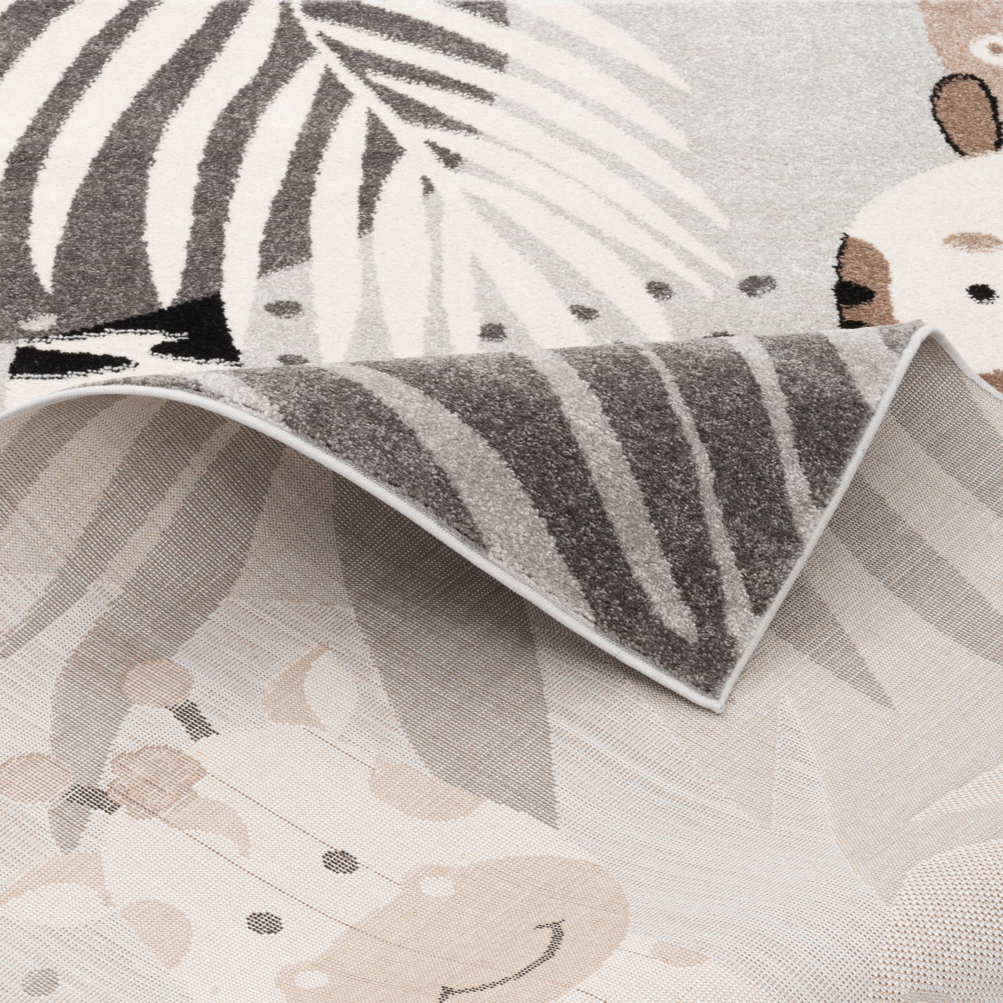 Pergamon Kinderteppich Kinder Teppich Softstar Kids Safari Animal Friends, Rechteckig, Höhe: 11 mm – Bild 4 von 5
